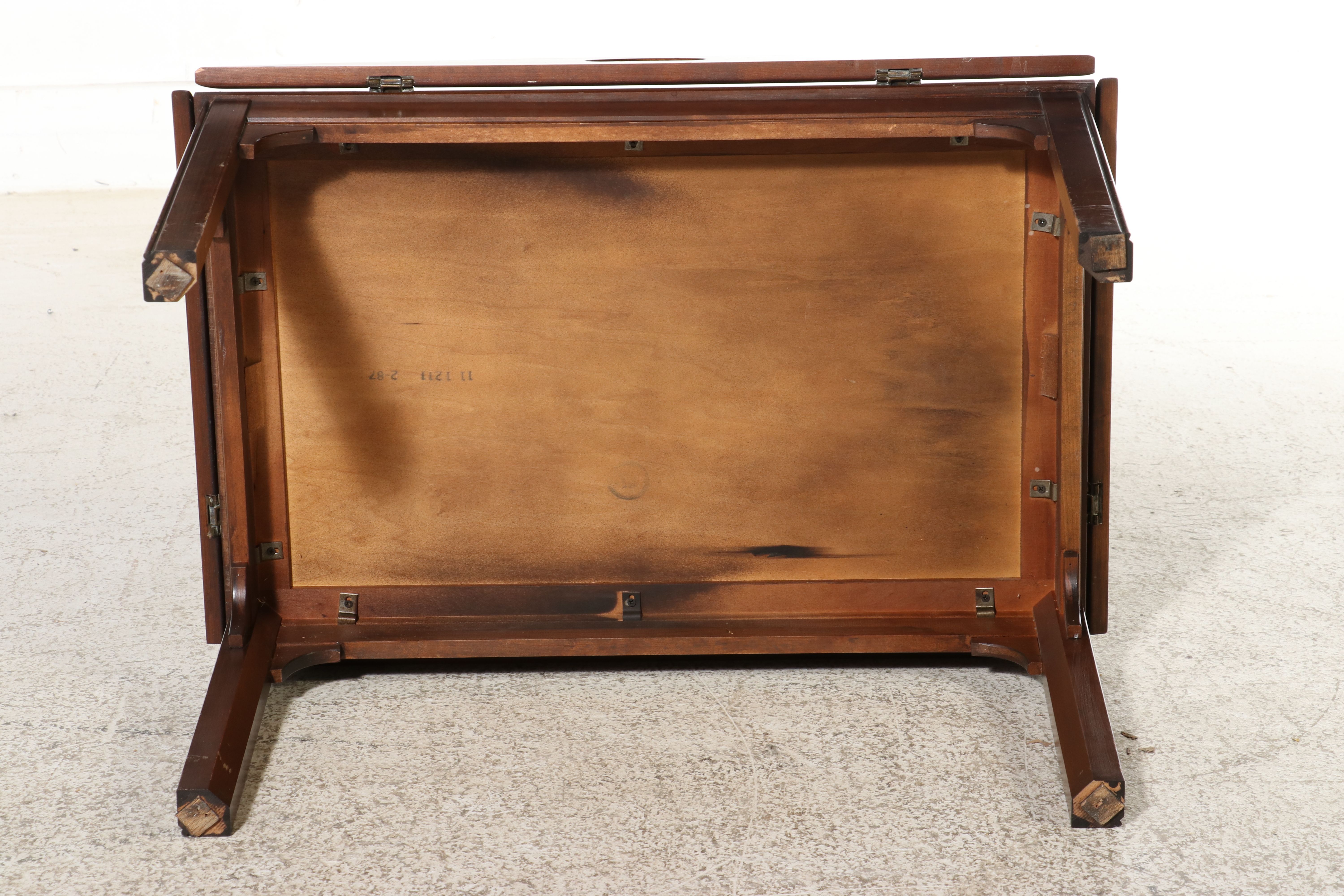 Georgian Style Mahogany Butler's Tray Table