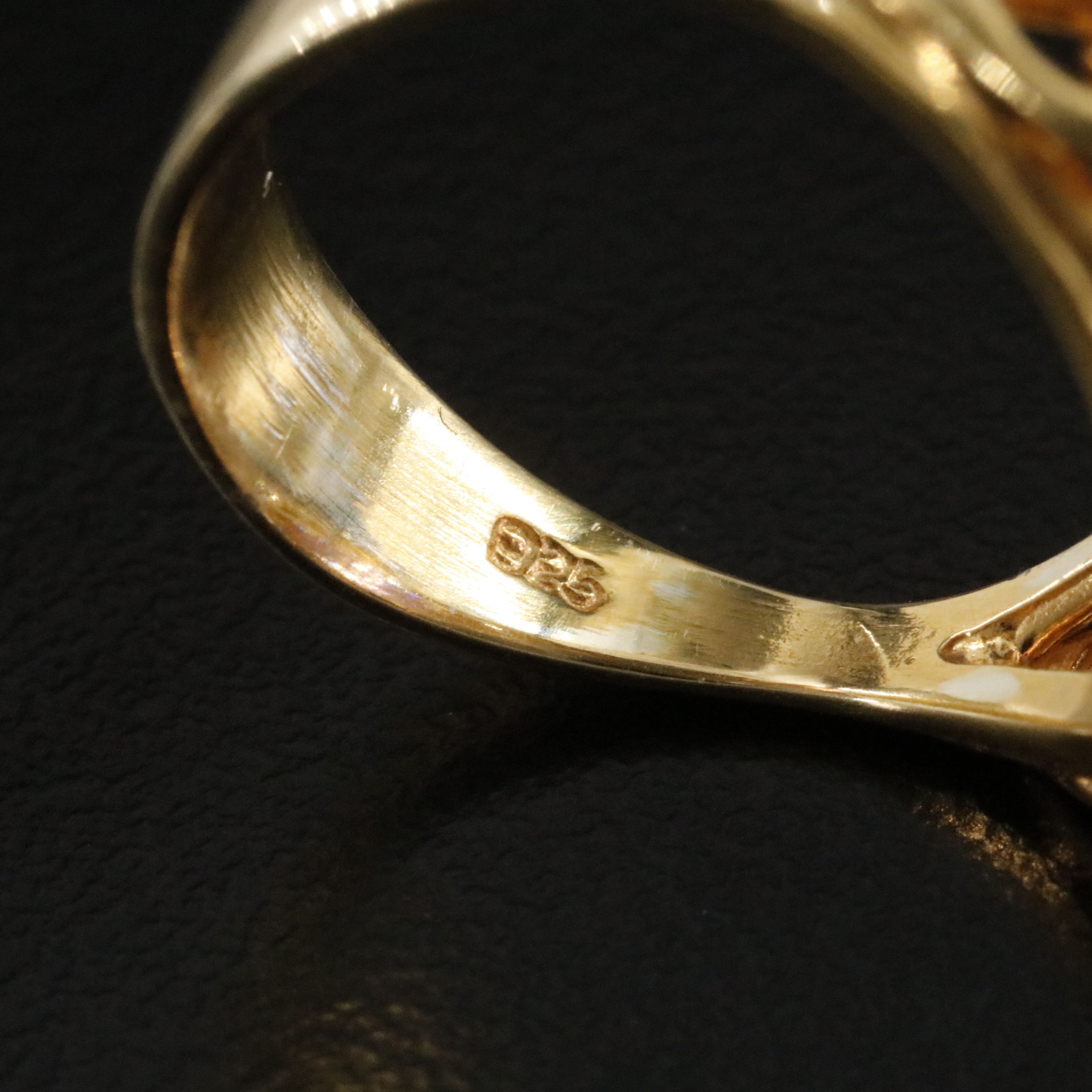 Sterling Amethyst and Peridot Ring