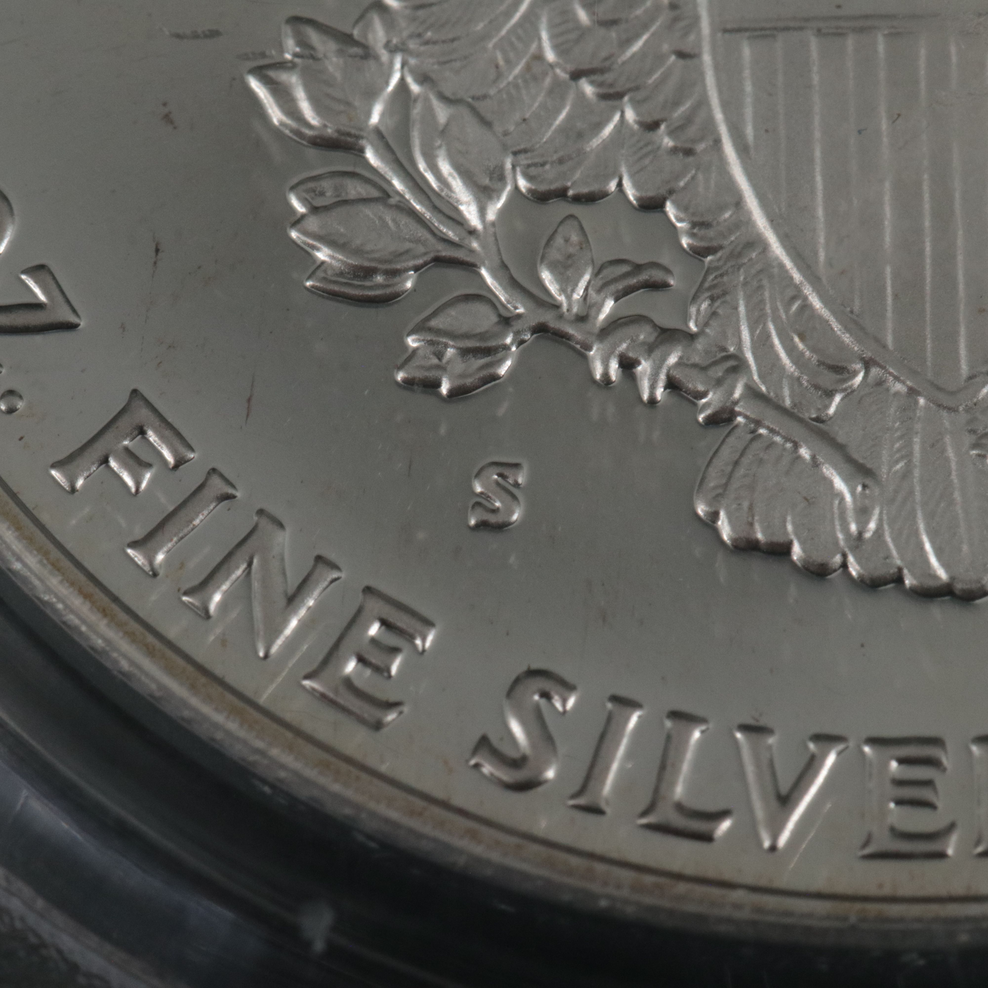 PCGS Graded PR69DCAM 1987-S $1 U.S. Silver Eagle Proof Coin Reagan Series