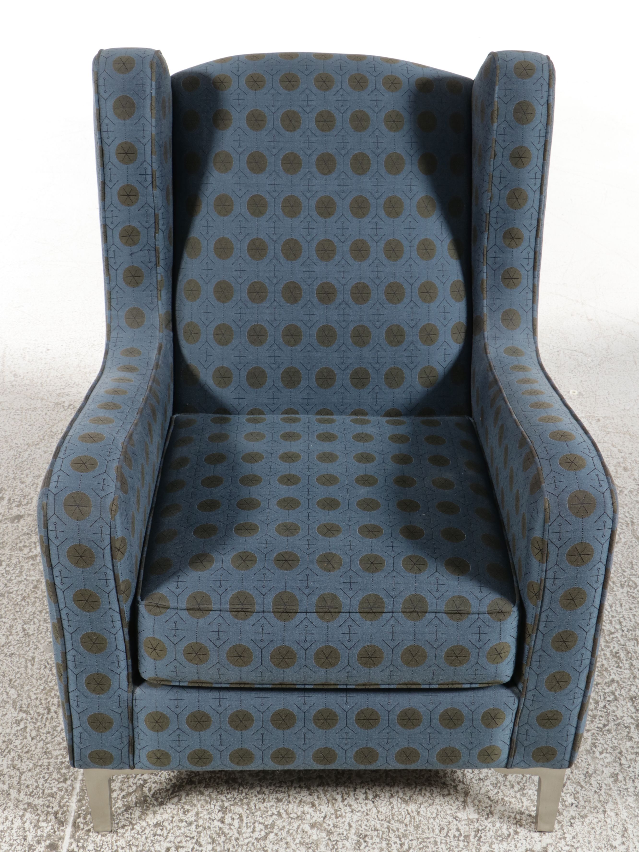 Contemporary Carter Wingback Lounge Chair