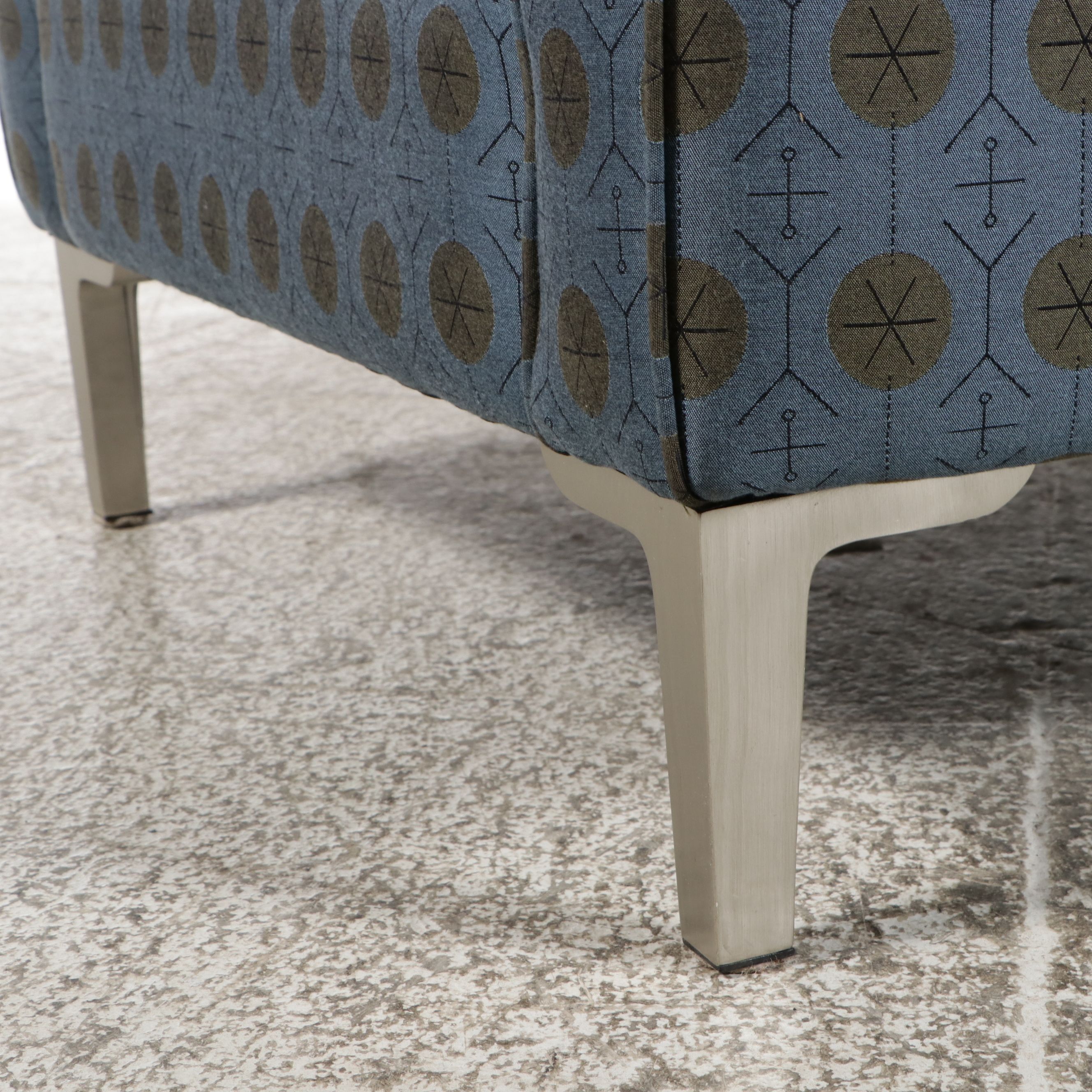 Contemporary Carter Wingback Lounge Chair