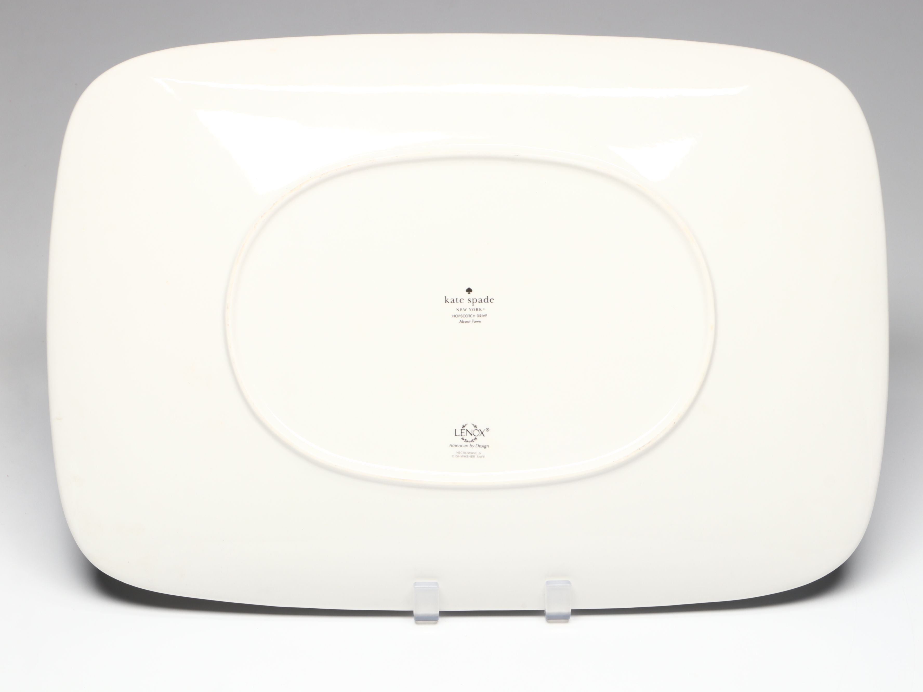 Kate Spade for Lenox "Hopscotch Drive About Town" Ceramic Pitcher and Tray