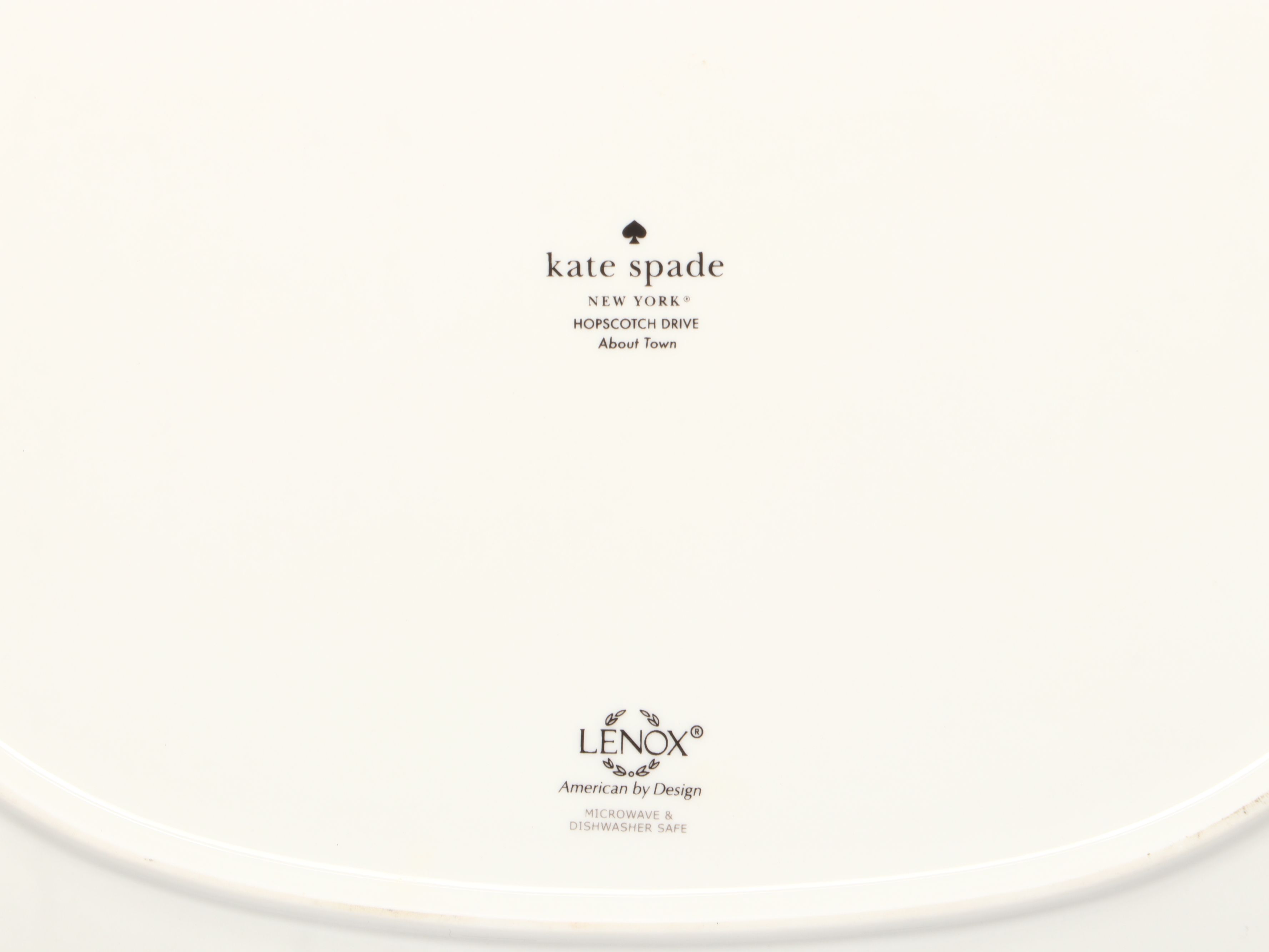 Kate Spade for Lenox "Hopscotch Drive About Town" Ceramic Pitcher and Tray