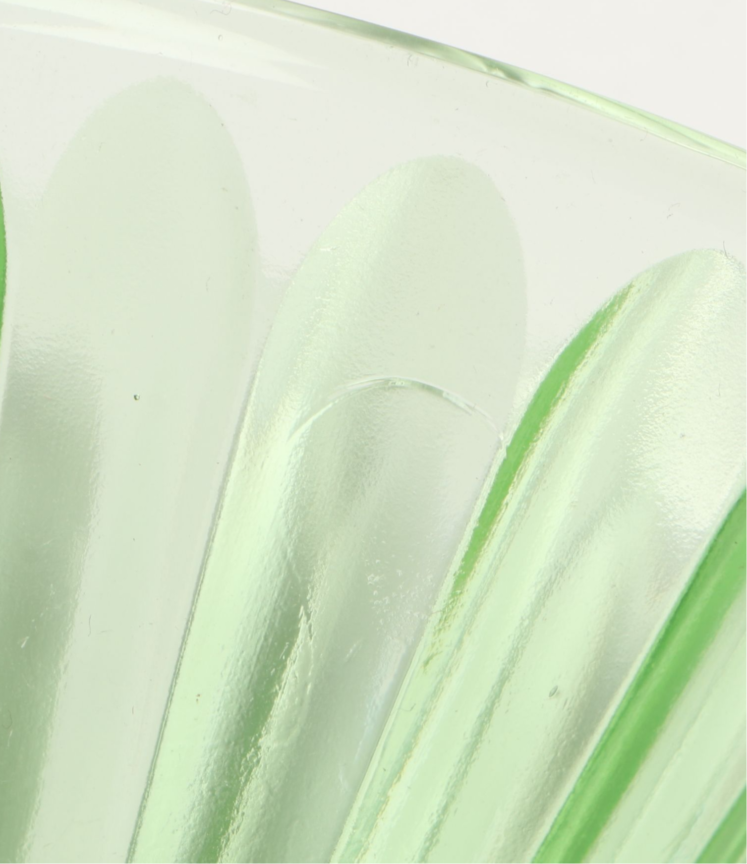 Hazel Atlas Condiment Cups with Other Uranium and Vintage Glass Tableware