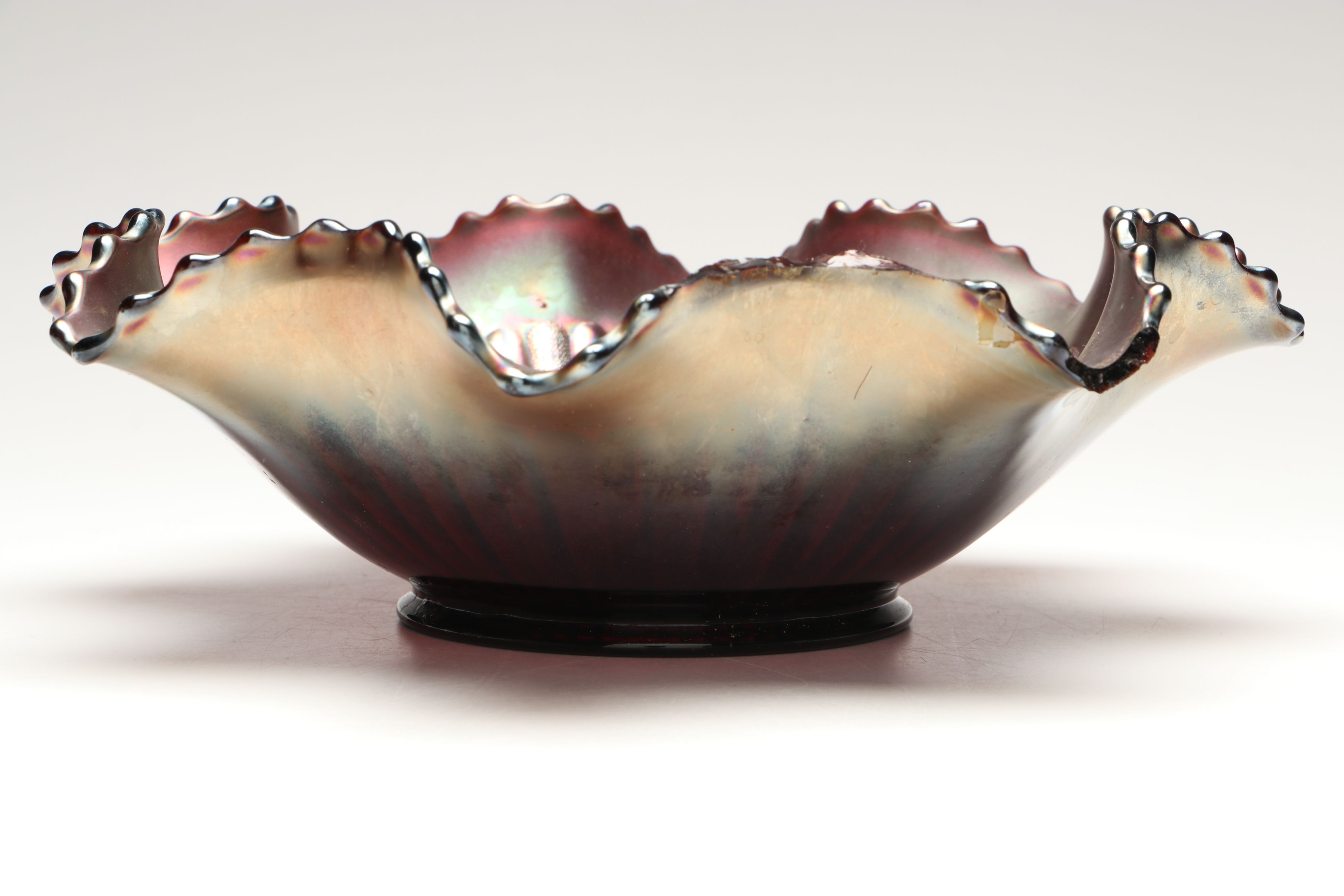 Hazel Atlas Condiment Cups with Other Uranium and Vintage Glass Tableware