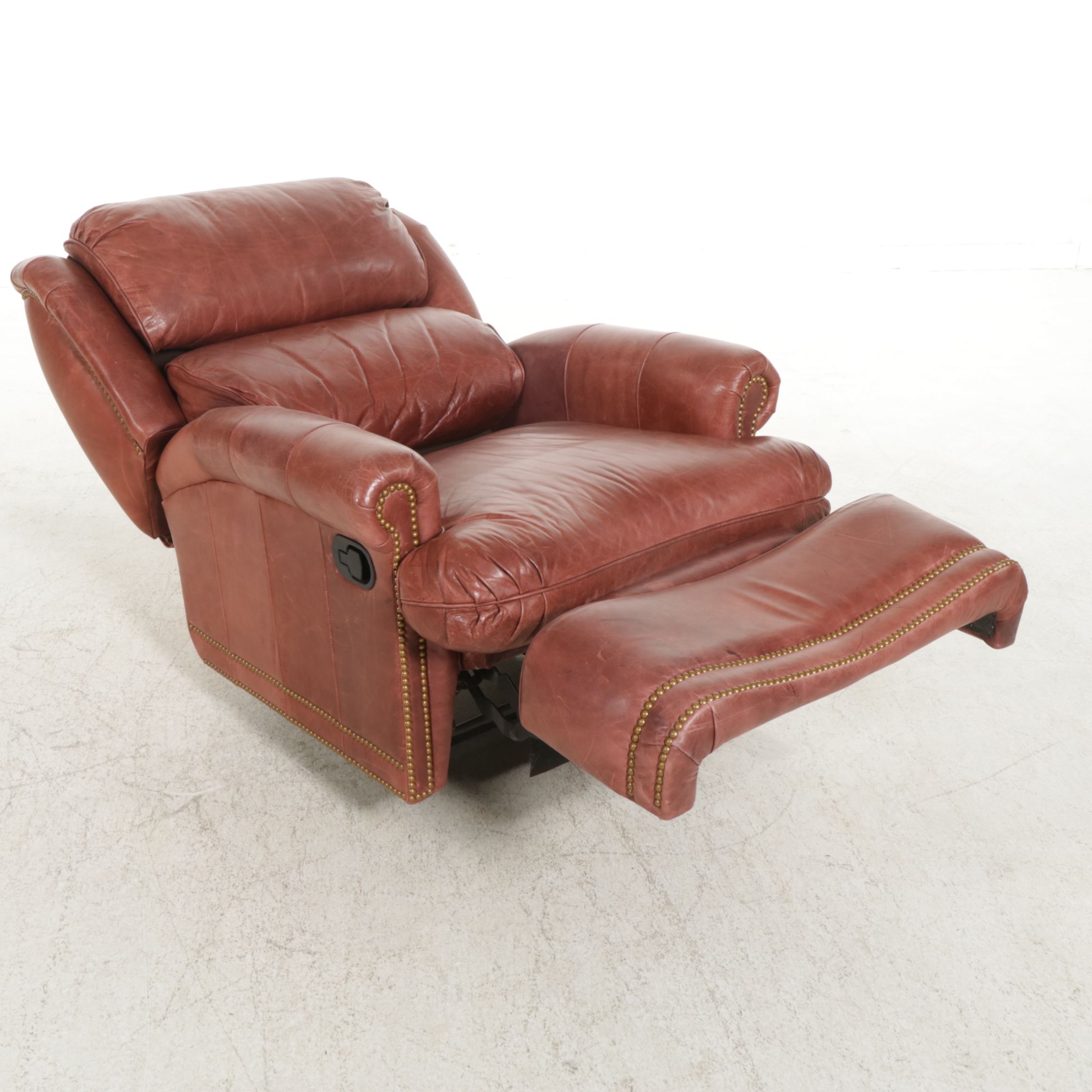 Thomasville Leather Upholstered Recliner
