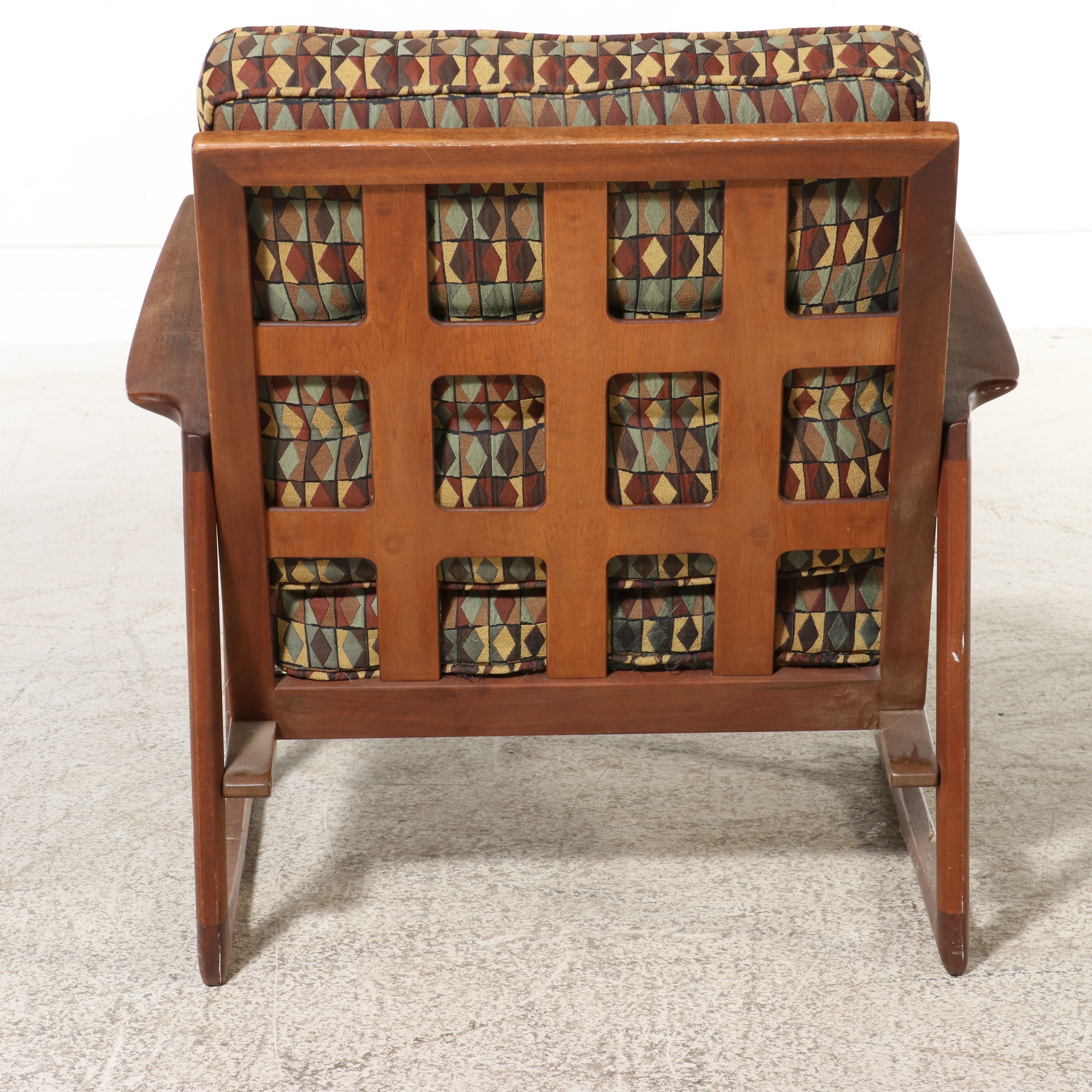Vintage Selig Danish Modern Teak Armchair