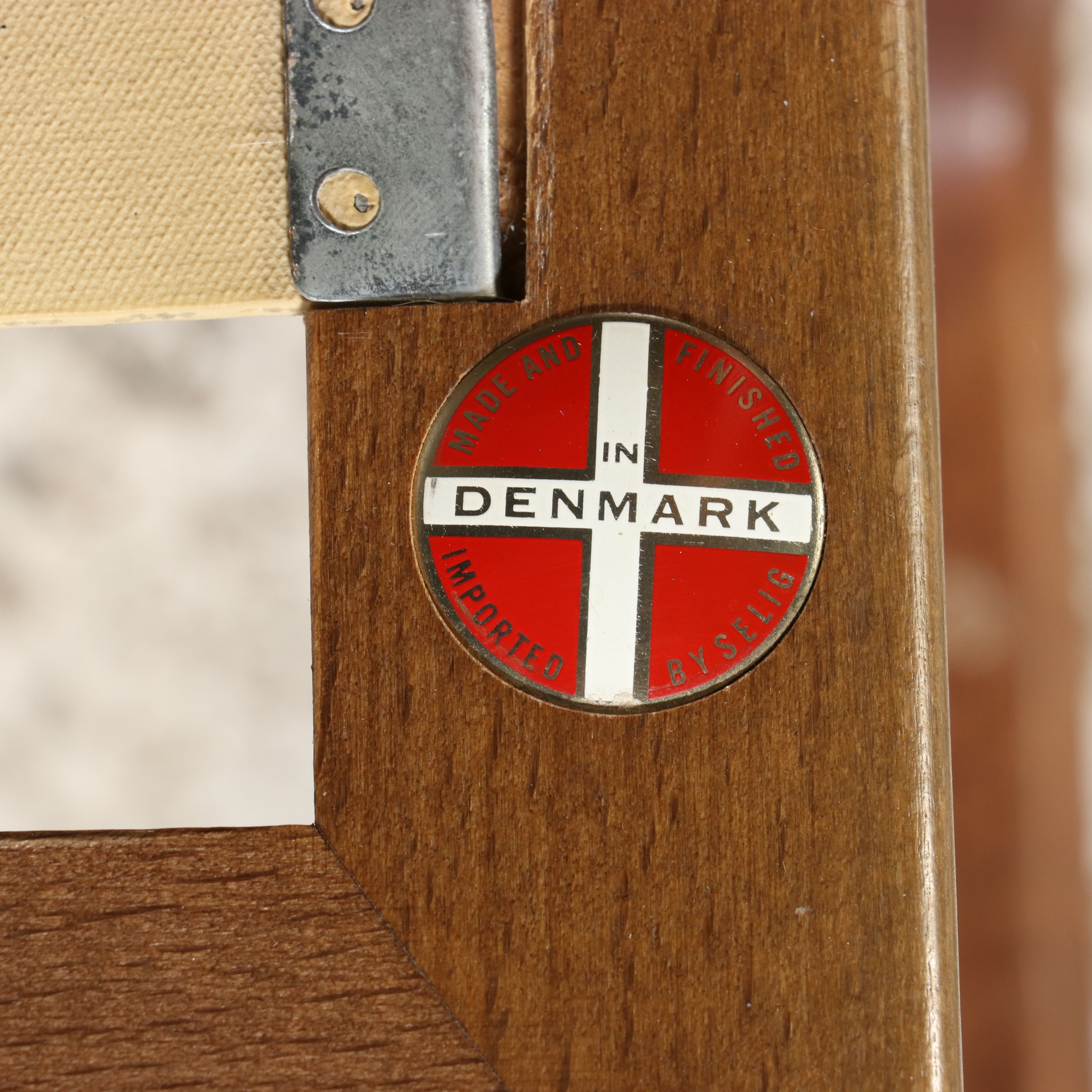 Vintage Selig Danish Modern Teak Armchair