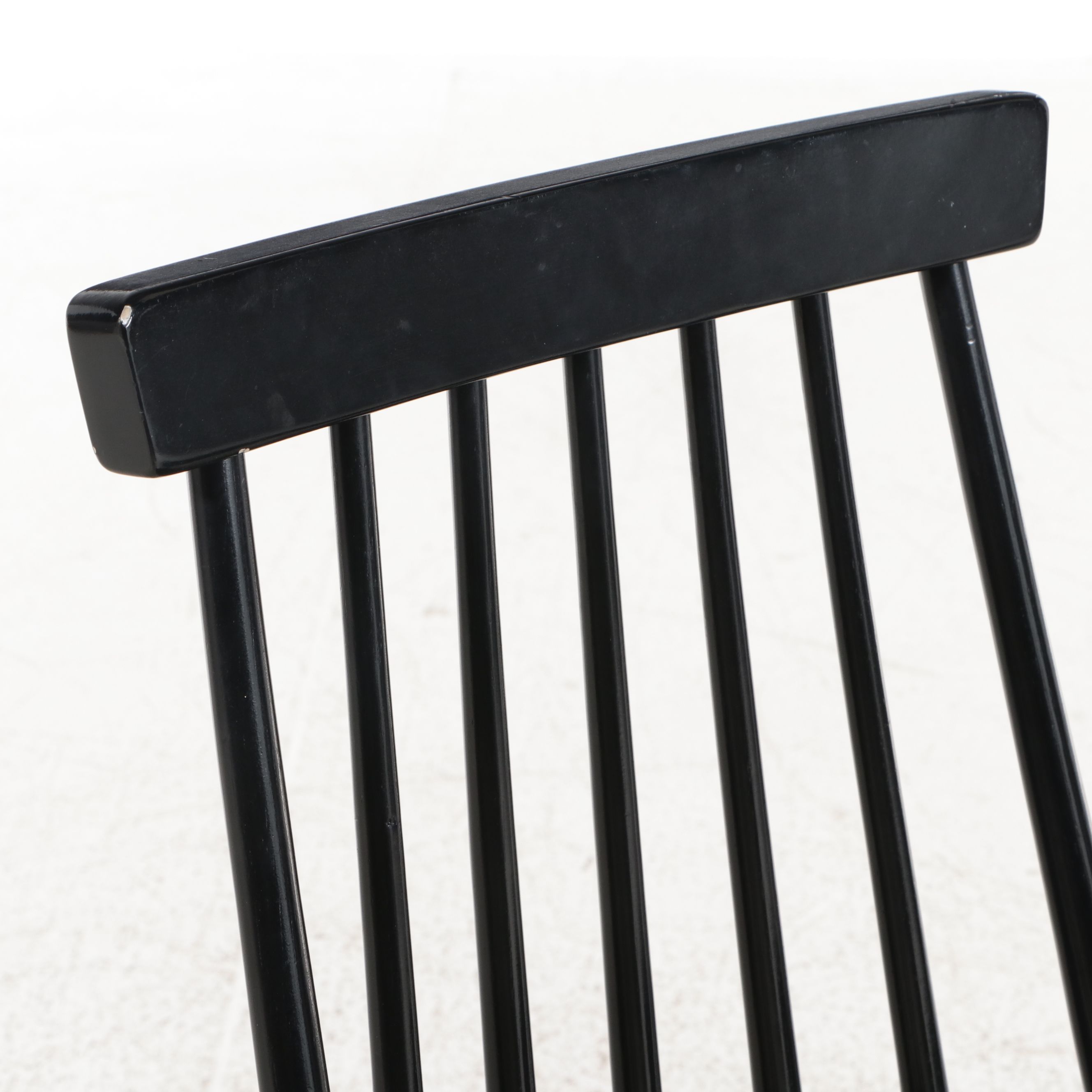 Pair of Contemporary Spindle-Back Side Chairs