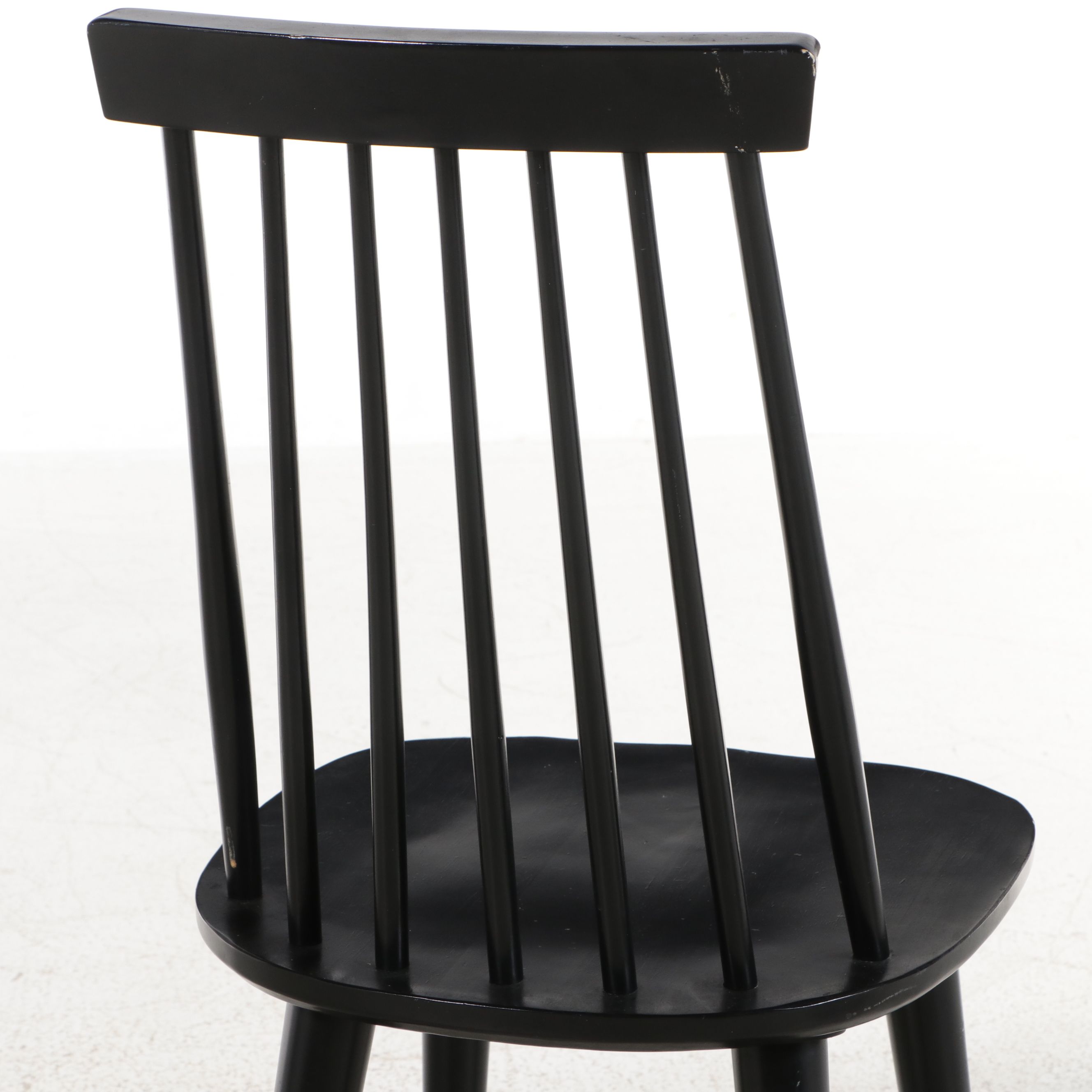 Pair of Contemporary Spindle-Back Side Chairs