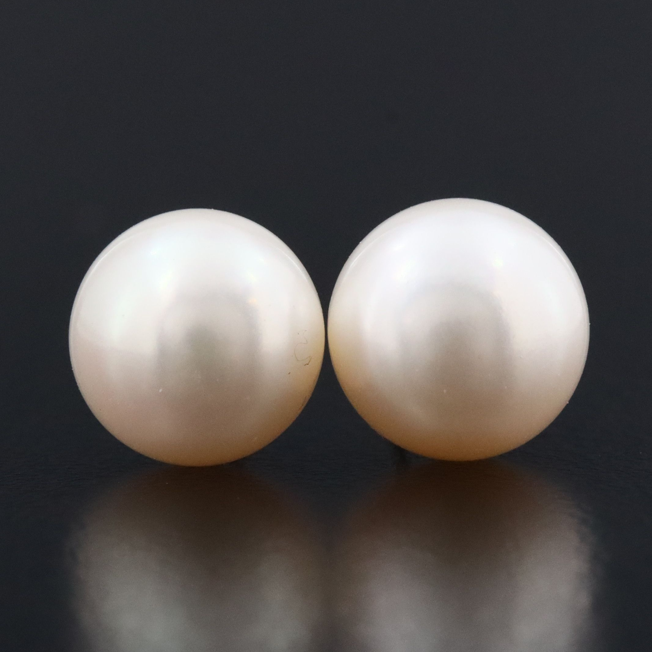 14K Pearl Stud Earrings