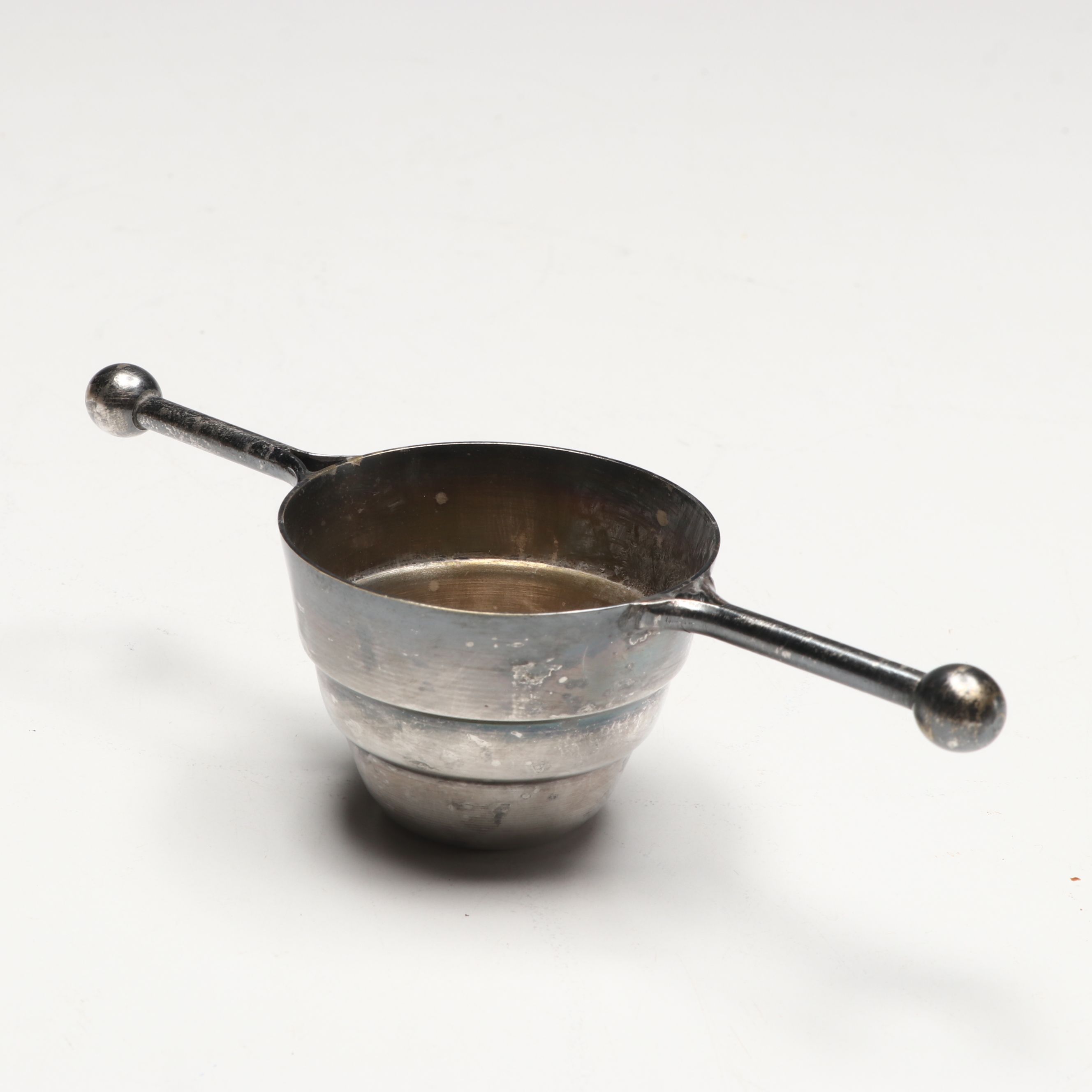 Austin Nichols Wild Turkey Ceramic Pitcher with Sterling and Metal Jiggers