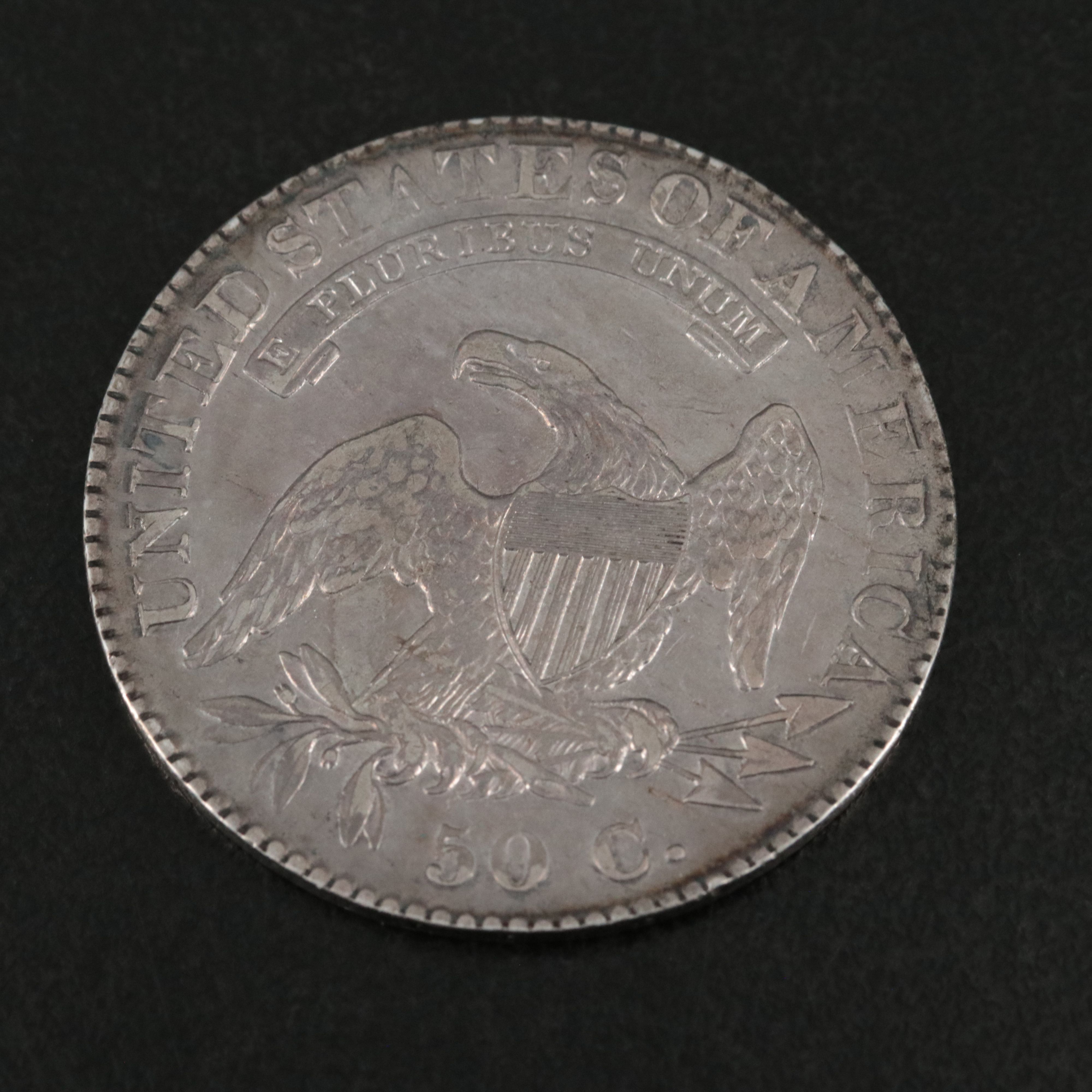 1821 Capped Bust Silver Half Dollar