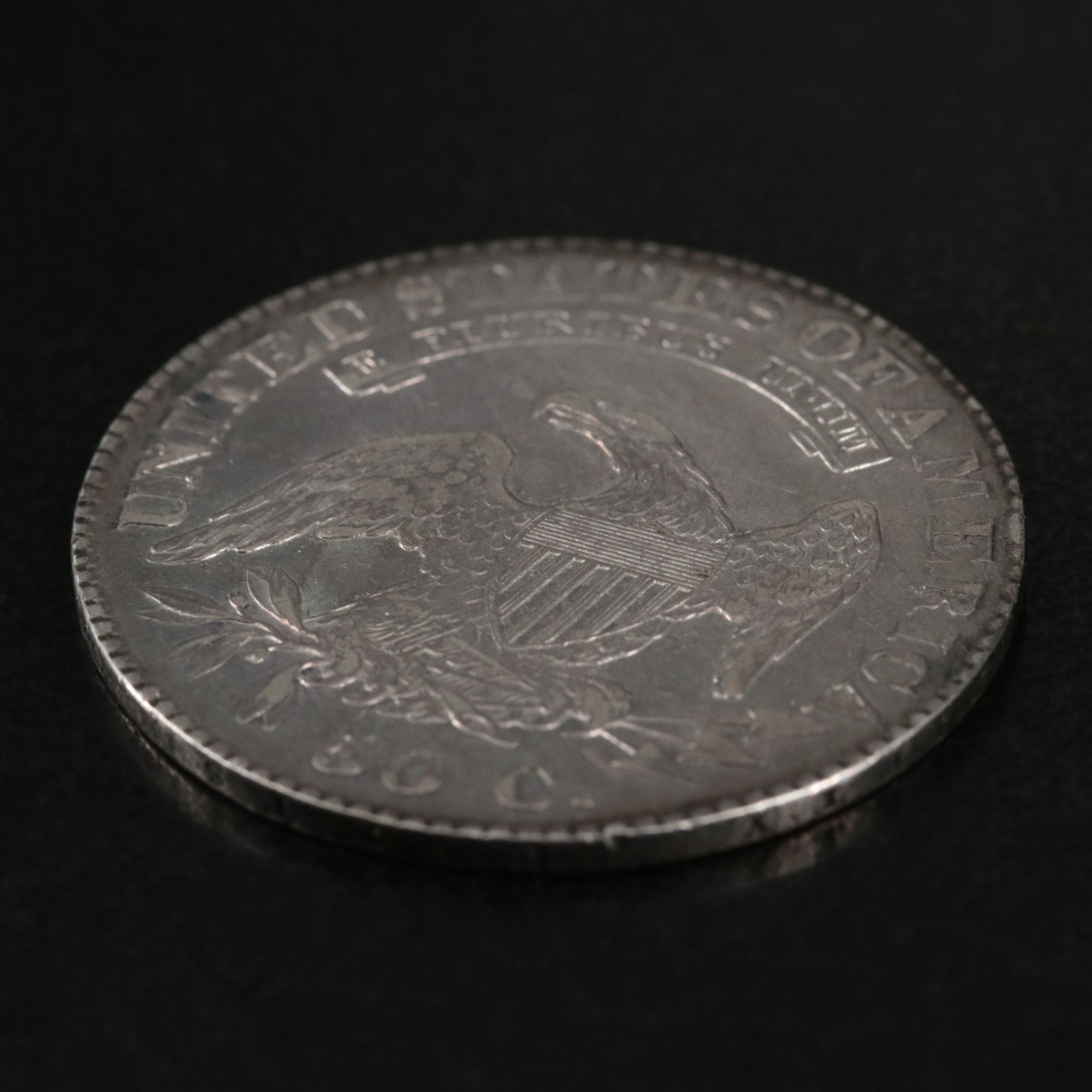 1821 Capped Bust Silver Half Dollar