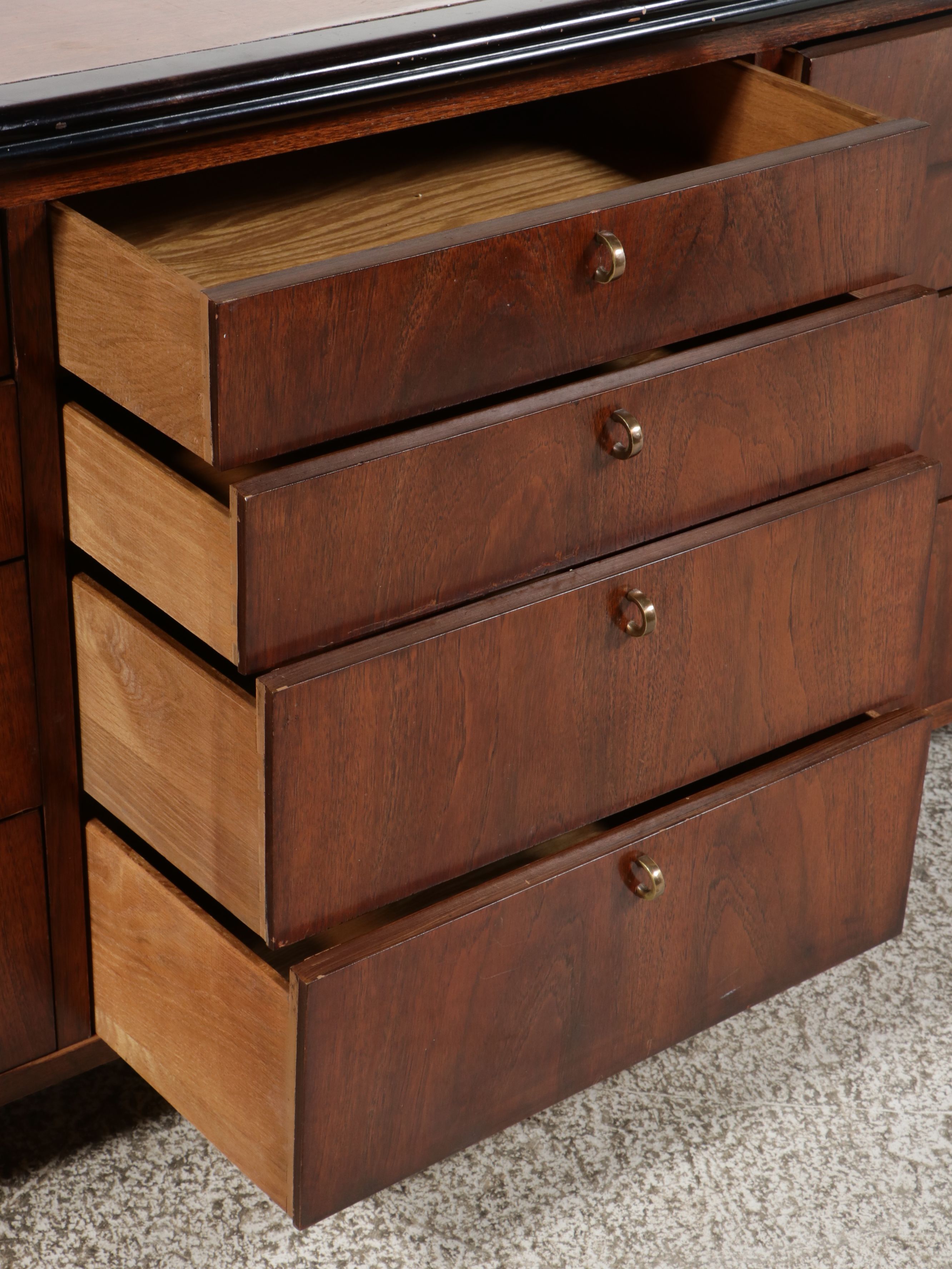 Century Furniture Contemporary Mahogany Triple Dresser