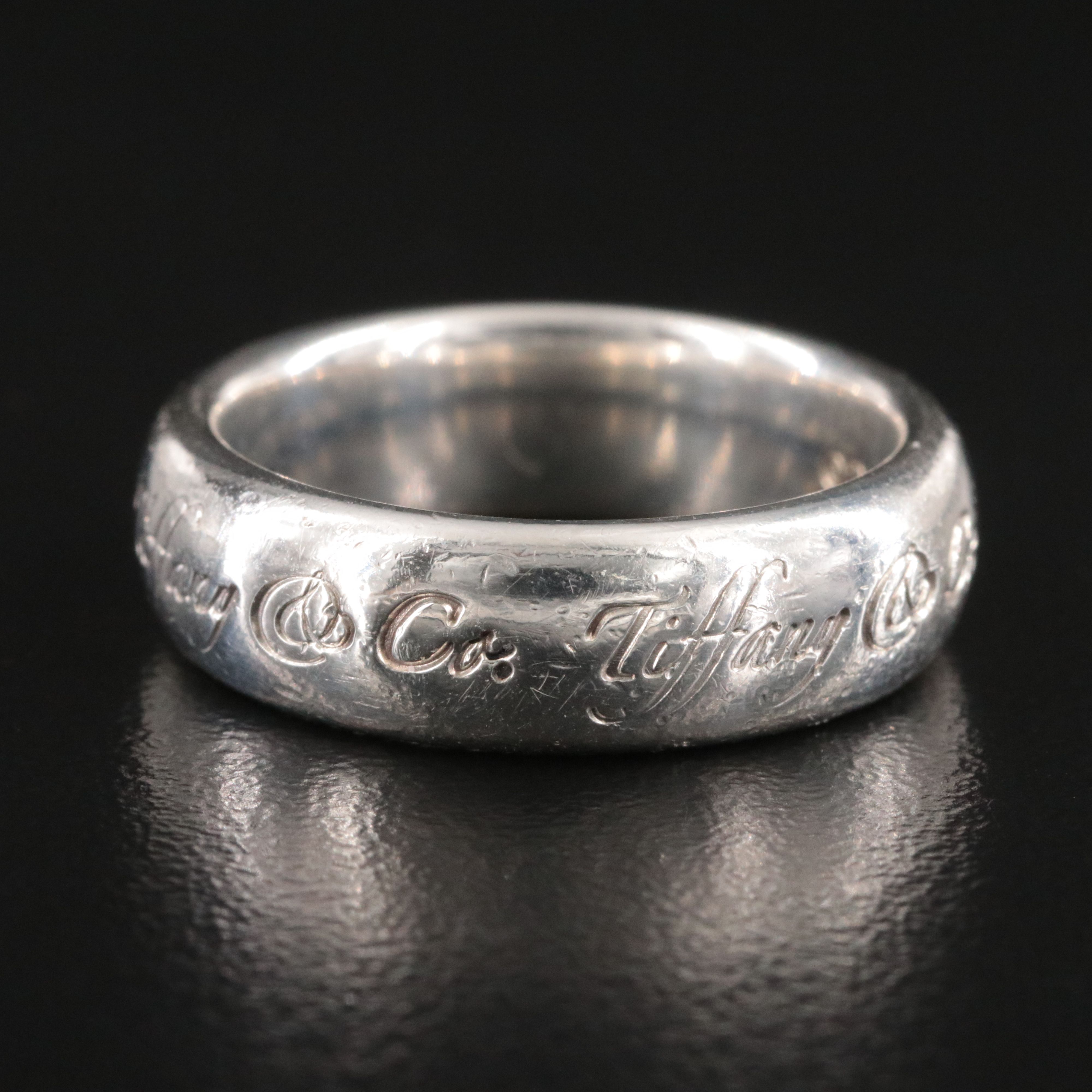 Tiffany & Co. Notes Sterling Domed Ring