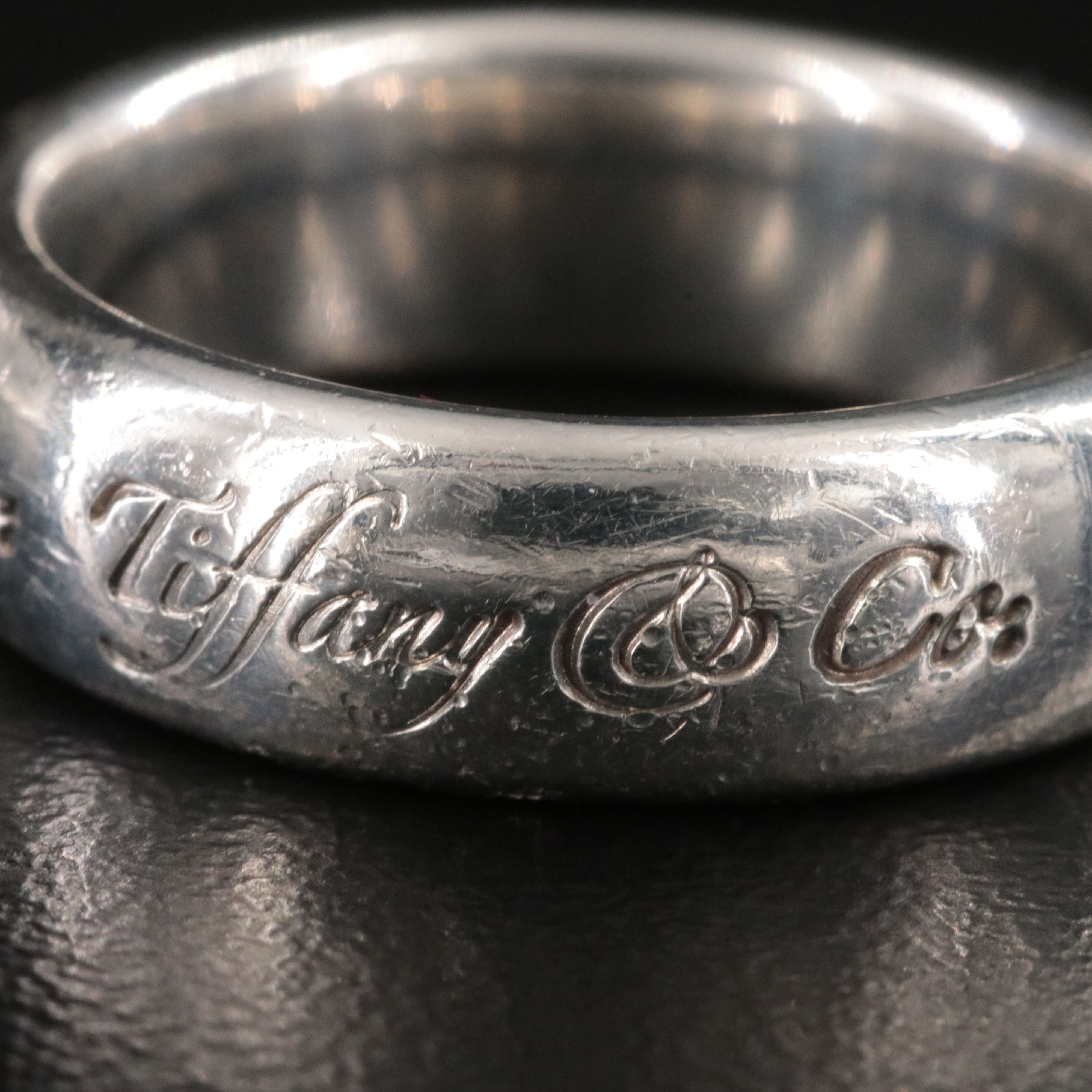 Tiffany & Co. Notes Sterling Domed Ring