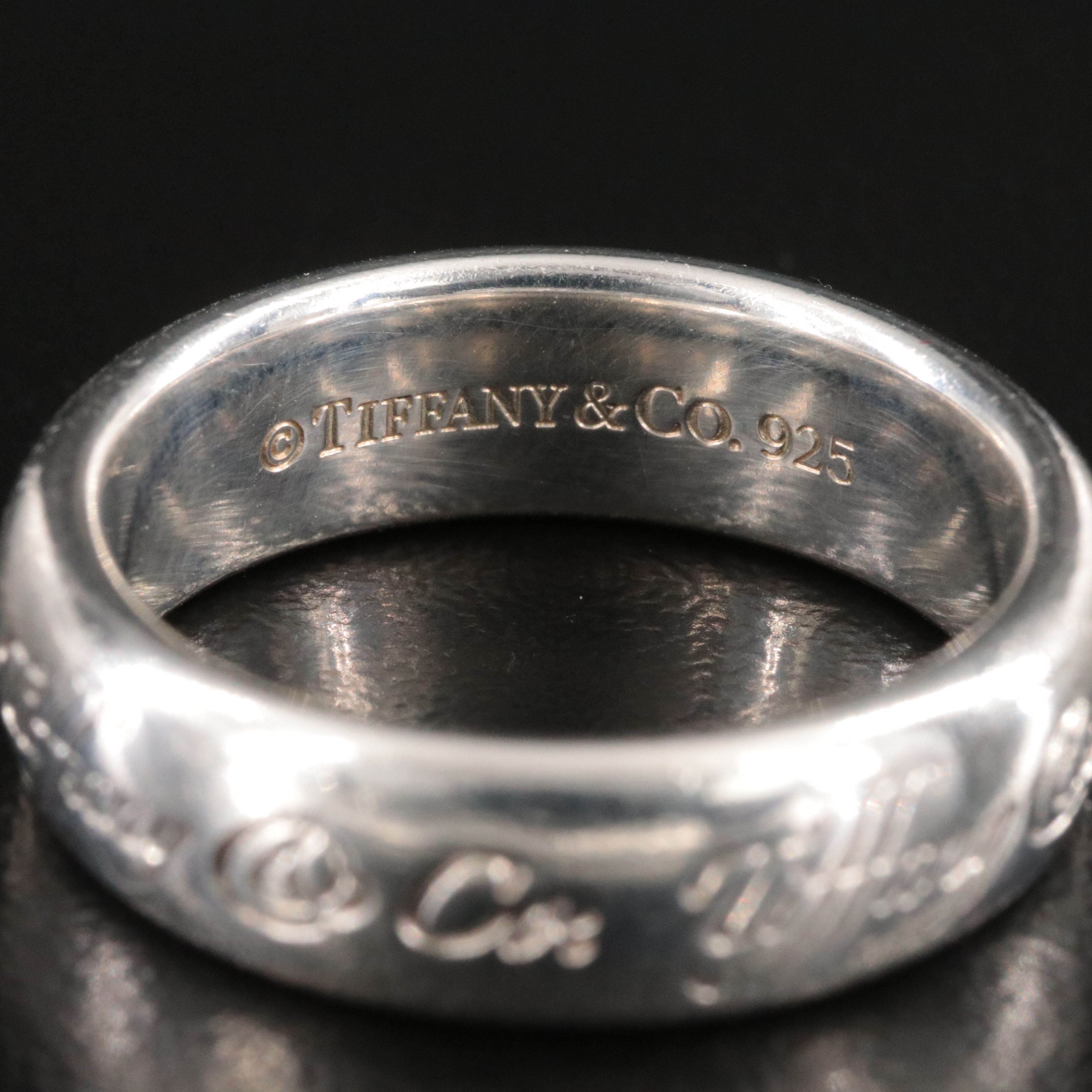 Tiffany & Co. Notes Sterling Domed Ring