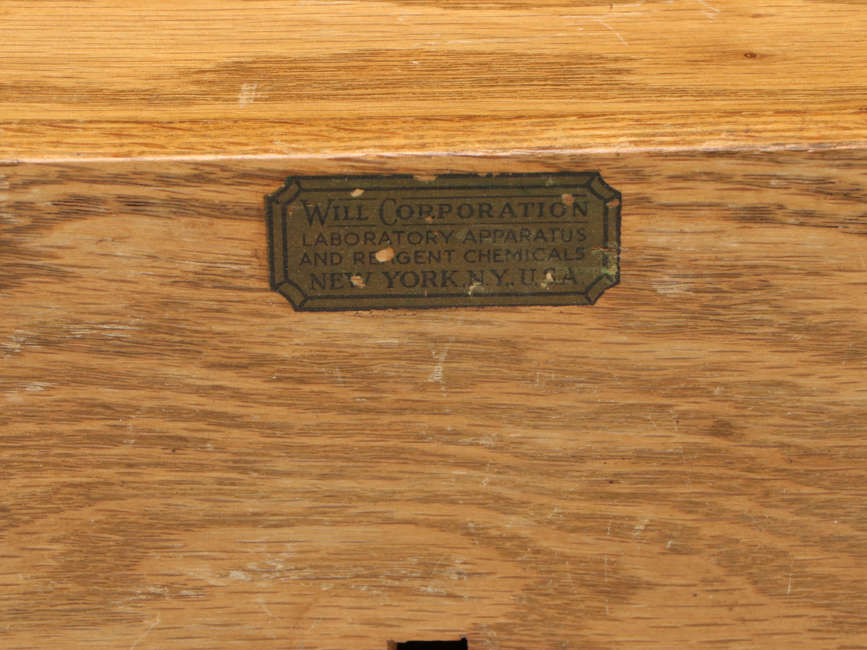 Distressed Decorative Wooden Corbel, Hanging Box and Dial Face