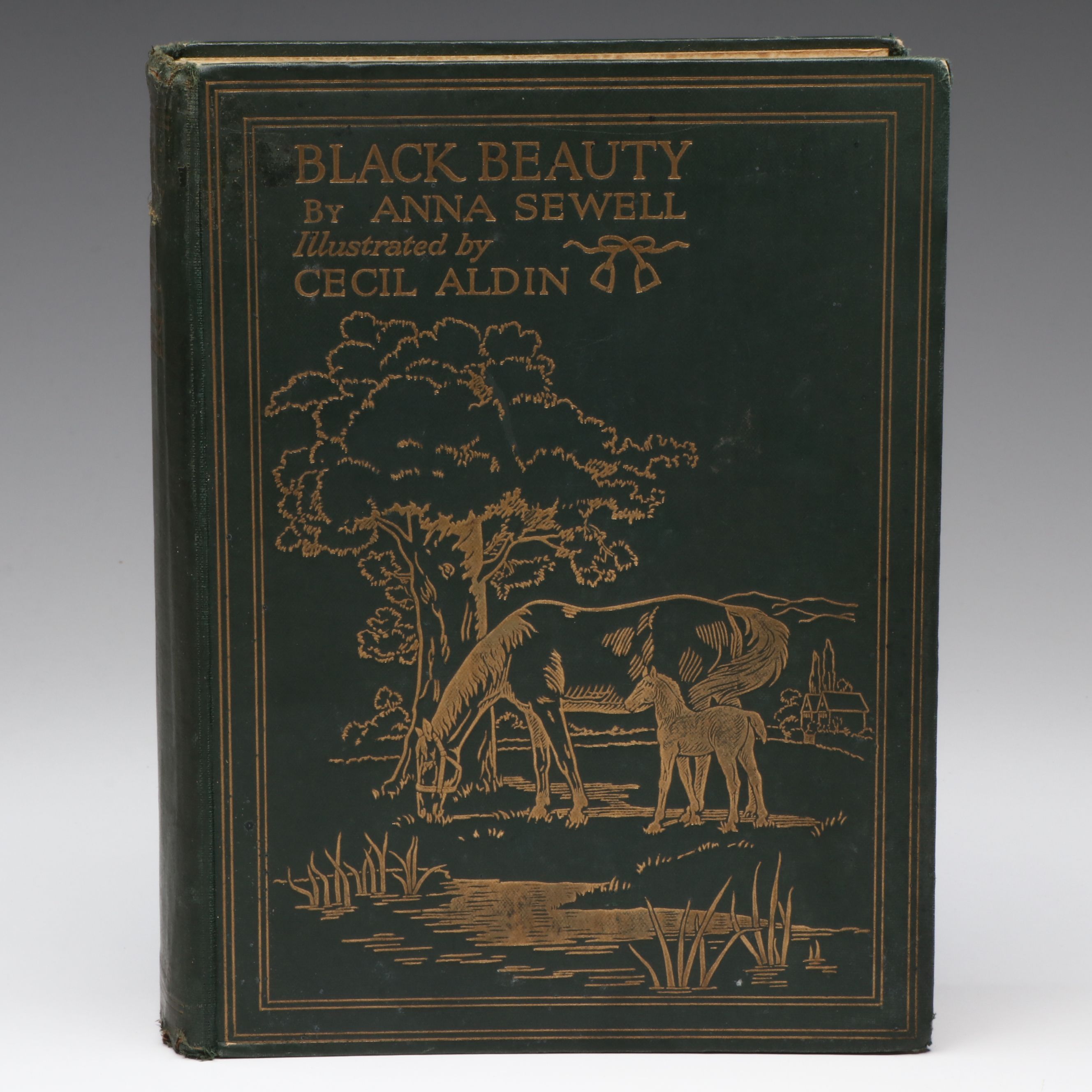 Cecil Aldin Illustrated "Black Beauty" by Anna Sewell, Early 20th Century