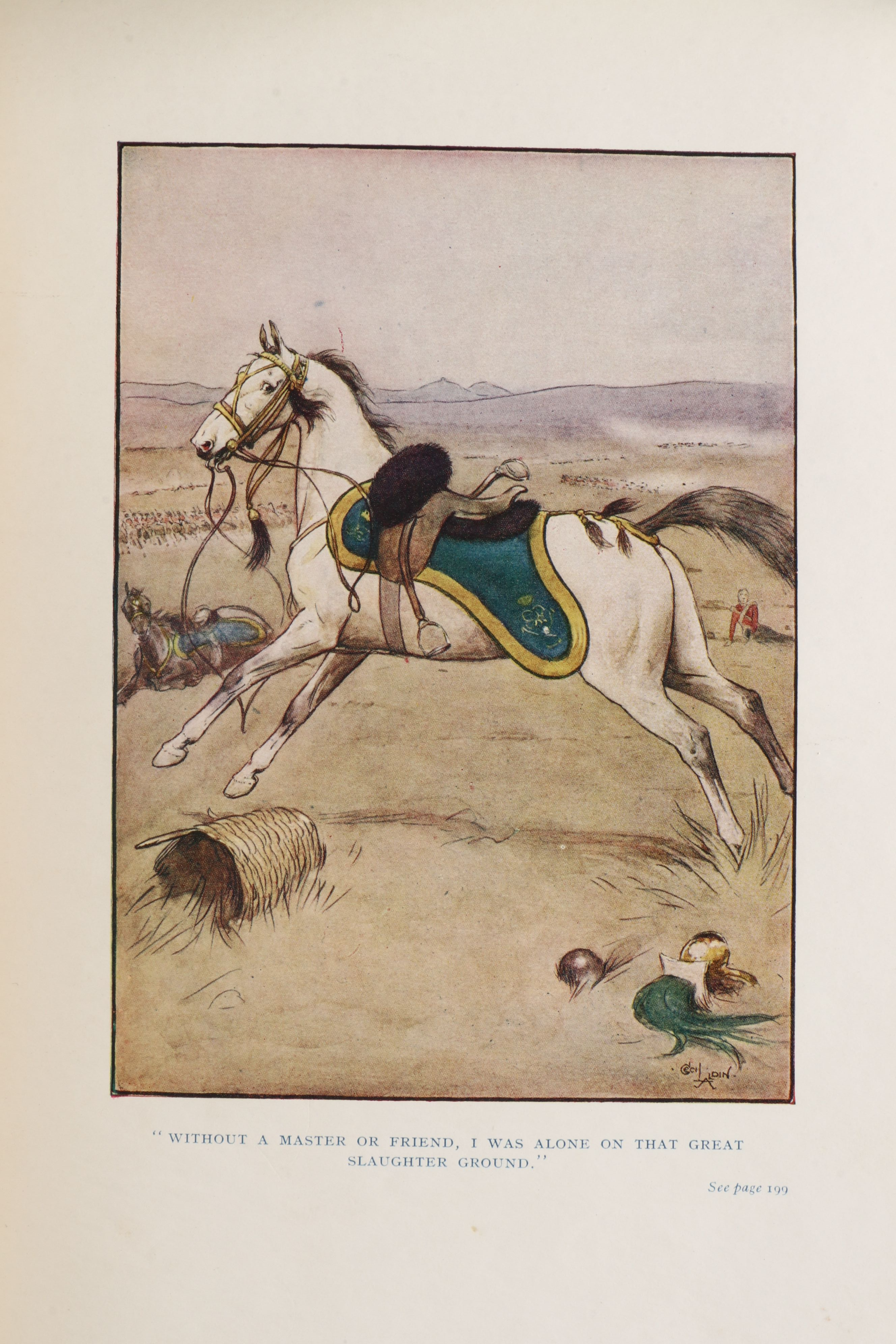 Cecil Aldin Illustrated "Black Beauty" by Anna Sewell, Early 20th Century