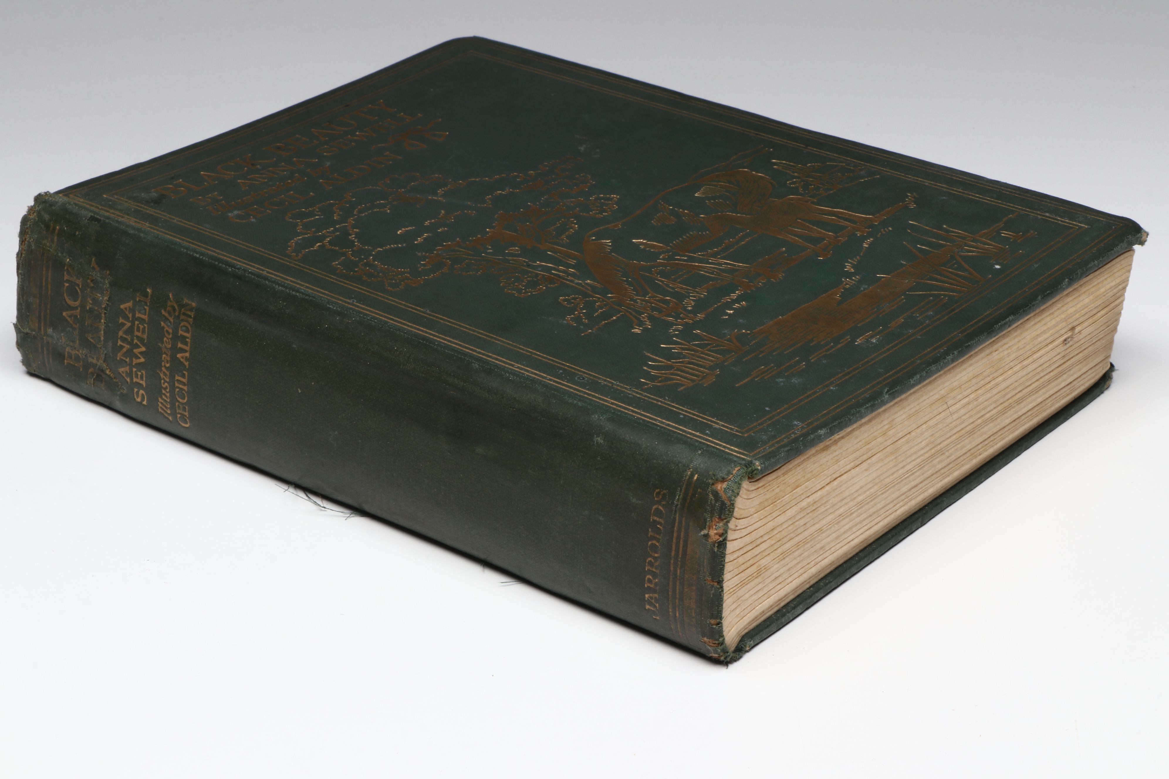 Cecil Aldin Illustrated "Black Beauty" by Anna Sewell, Early 20th Century