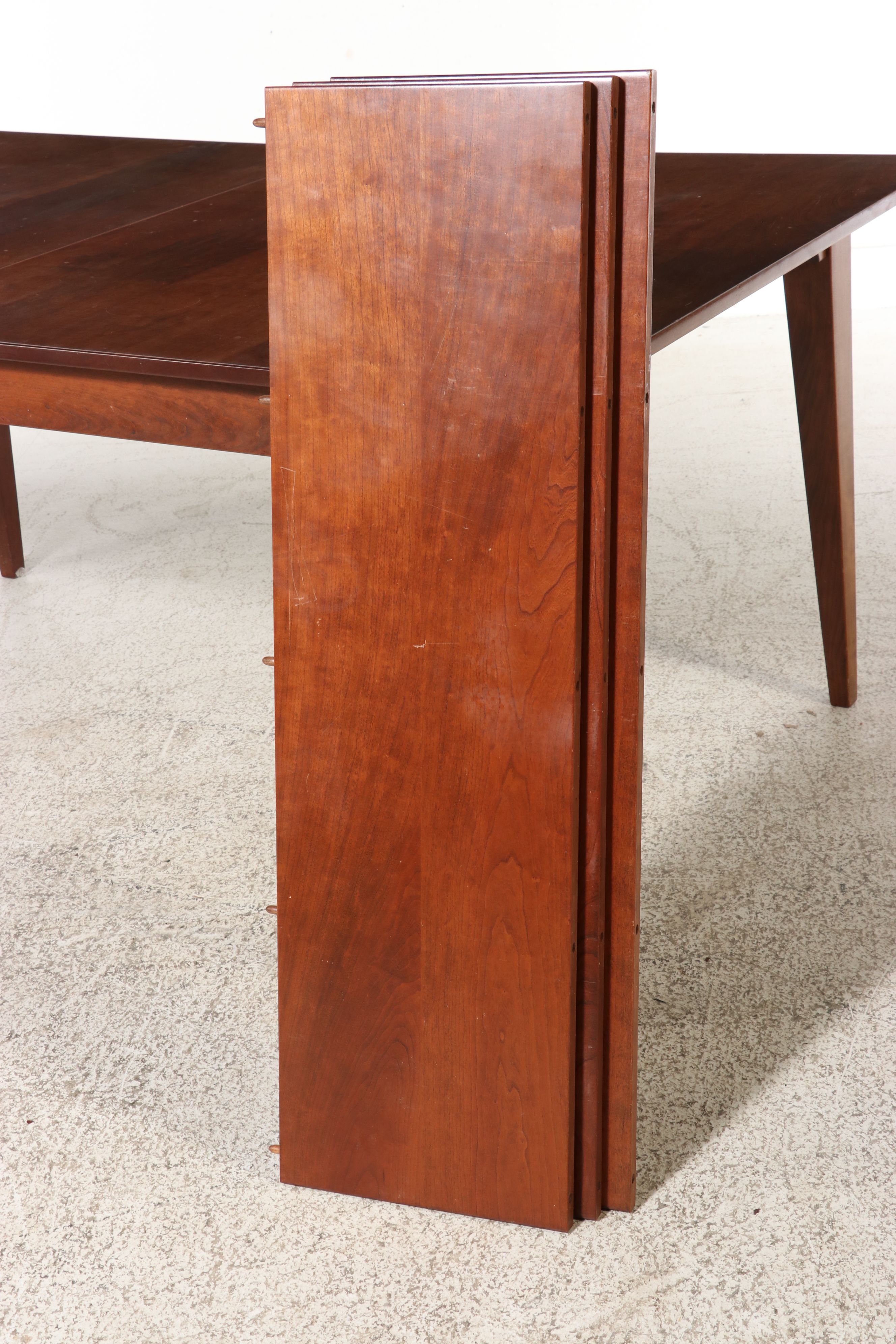 Mid Century Modern Style Cherry Dining Table