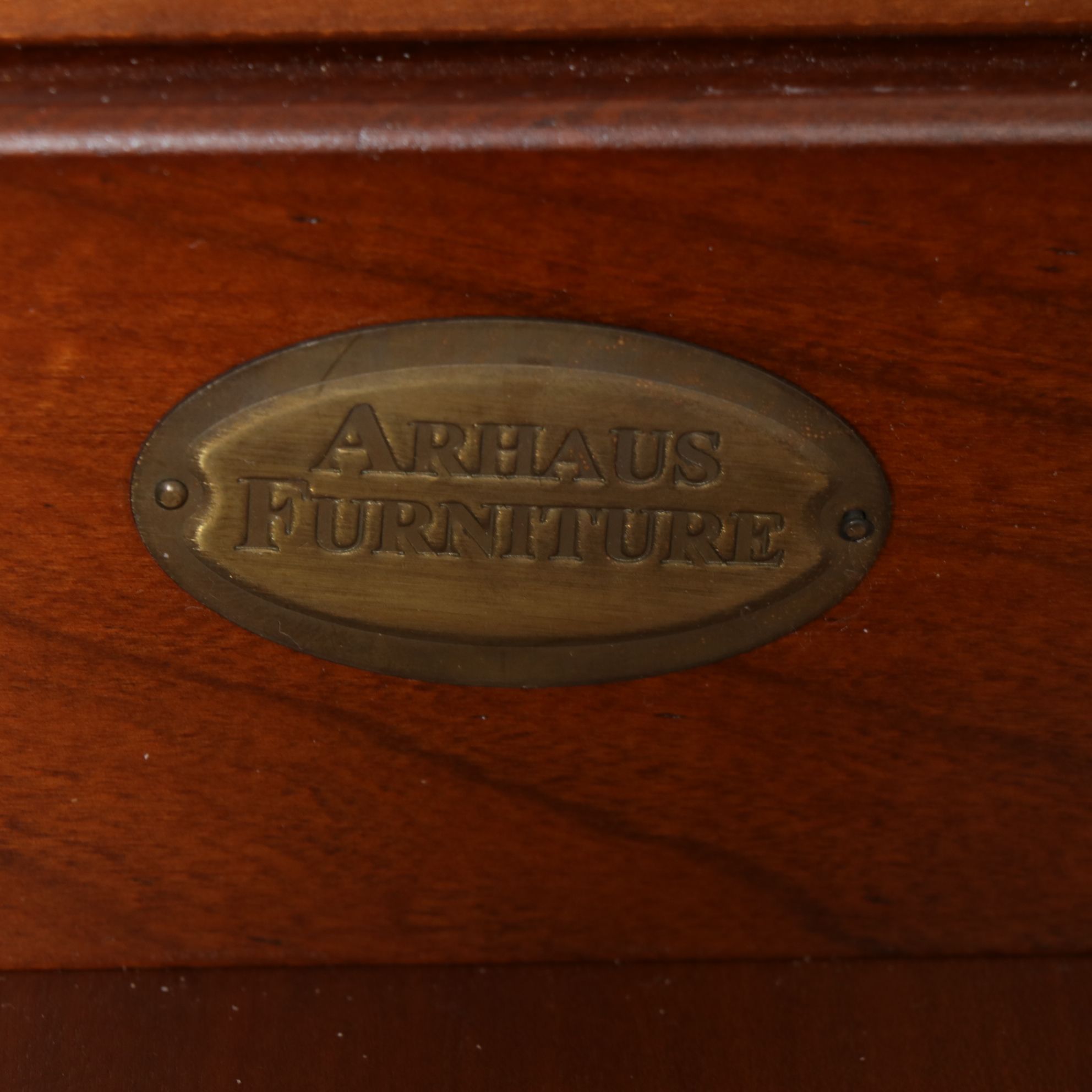 Arhaus Shaker Style Cherry Writing Desk with Arrow-Back Office Chair