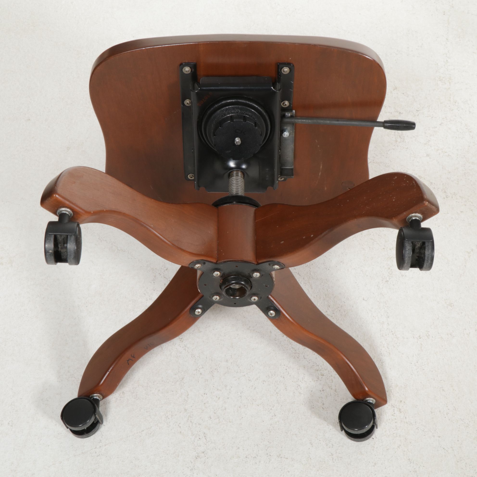 Arhaus Shaker Style Cherry Writing Desk with Arrow-Back Office Chair