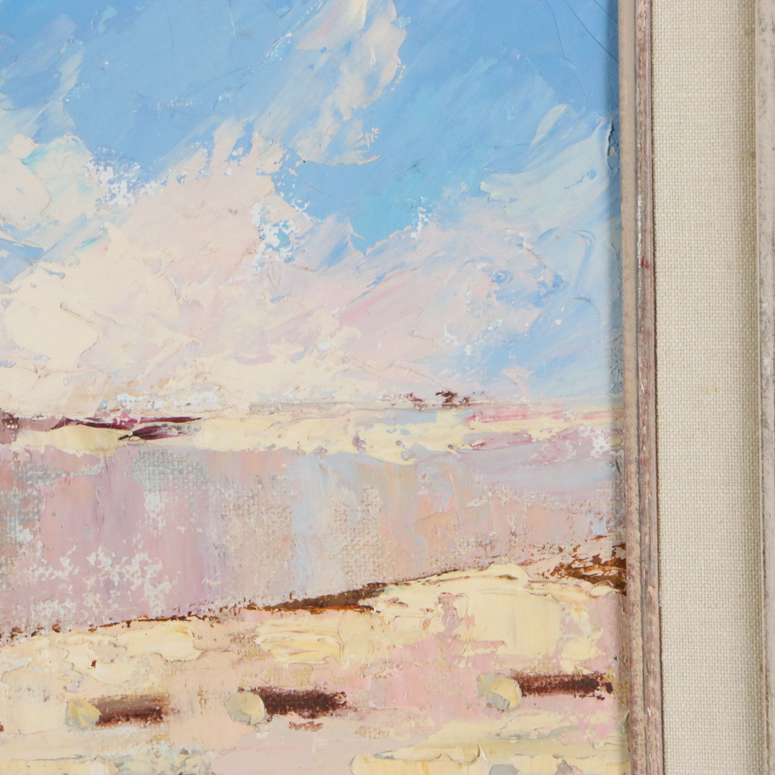 Hans Ressdorf Oil Painting "Gossip in Acoma," 20th to 21st Century