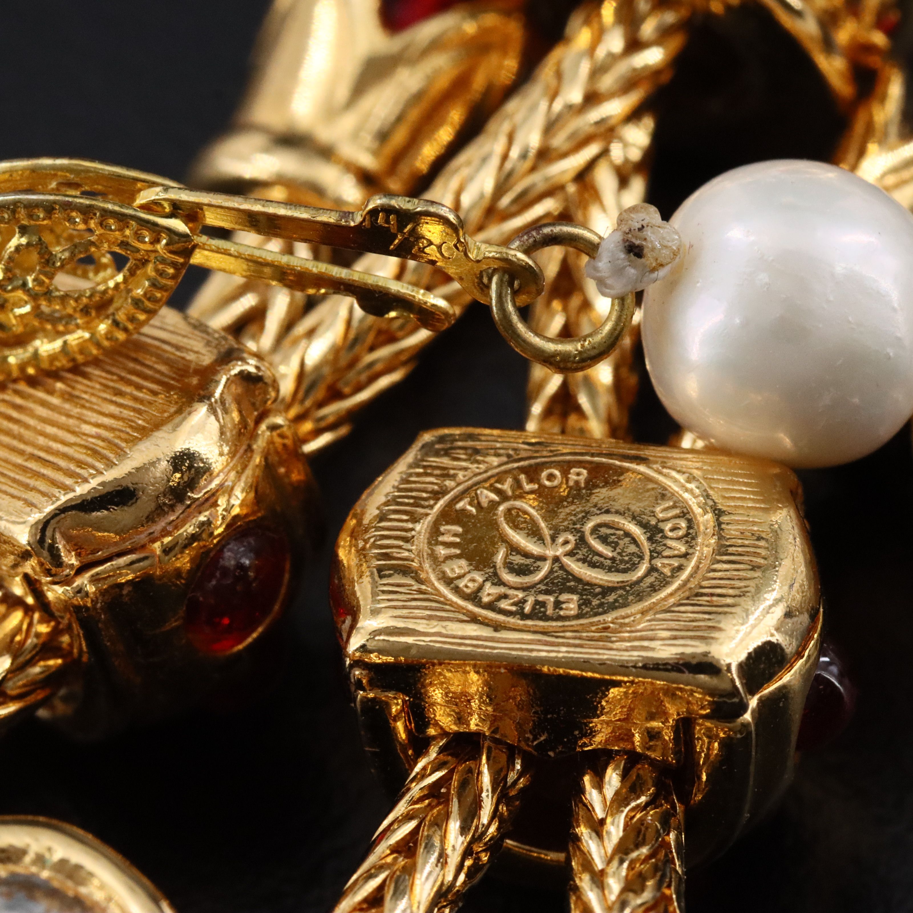 Pearl, Tiger's Eye, and Rhinestone Featured in Jewelry Collection