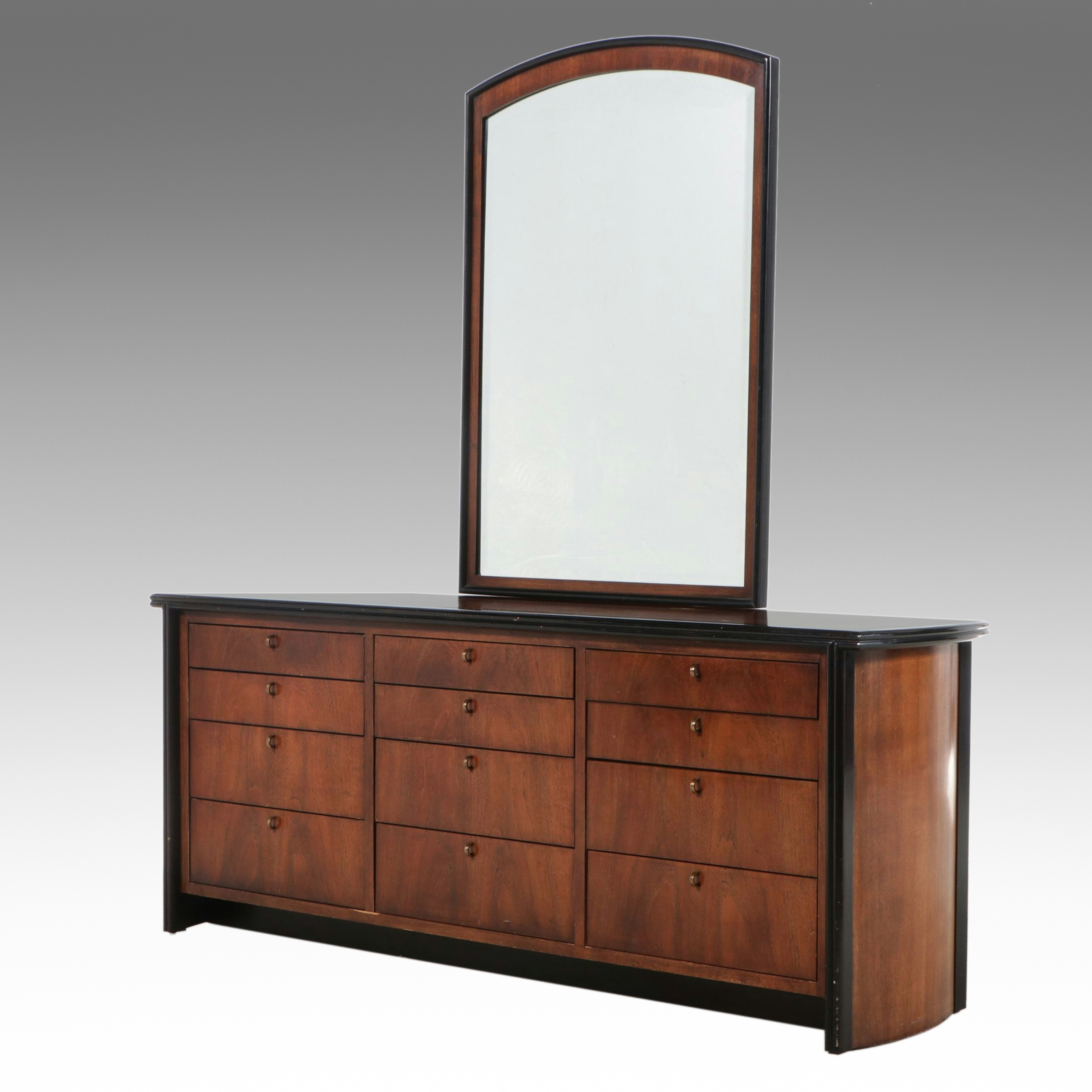 Century Furniture Contemporary Mahogany Triple Dresser