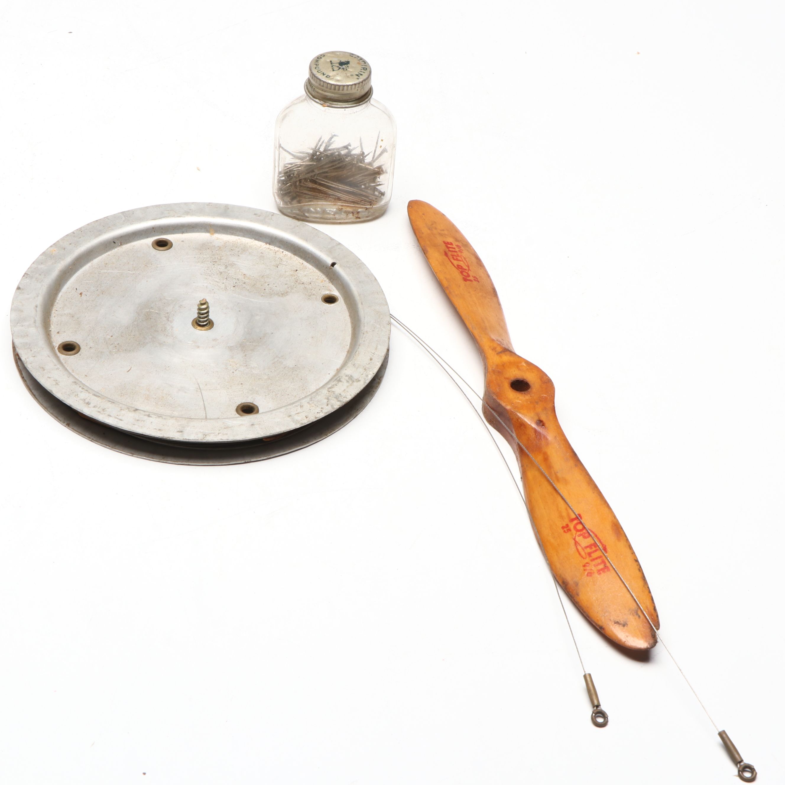 Sterling Models "Ringmaster" and "F-51 Mustang" with Other Model Parts and Toys