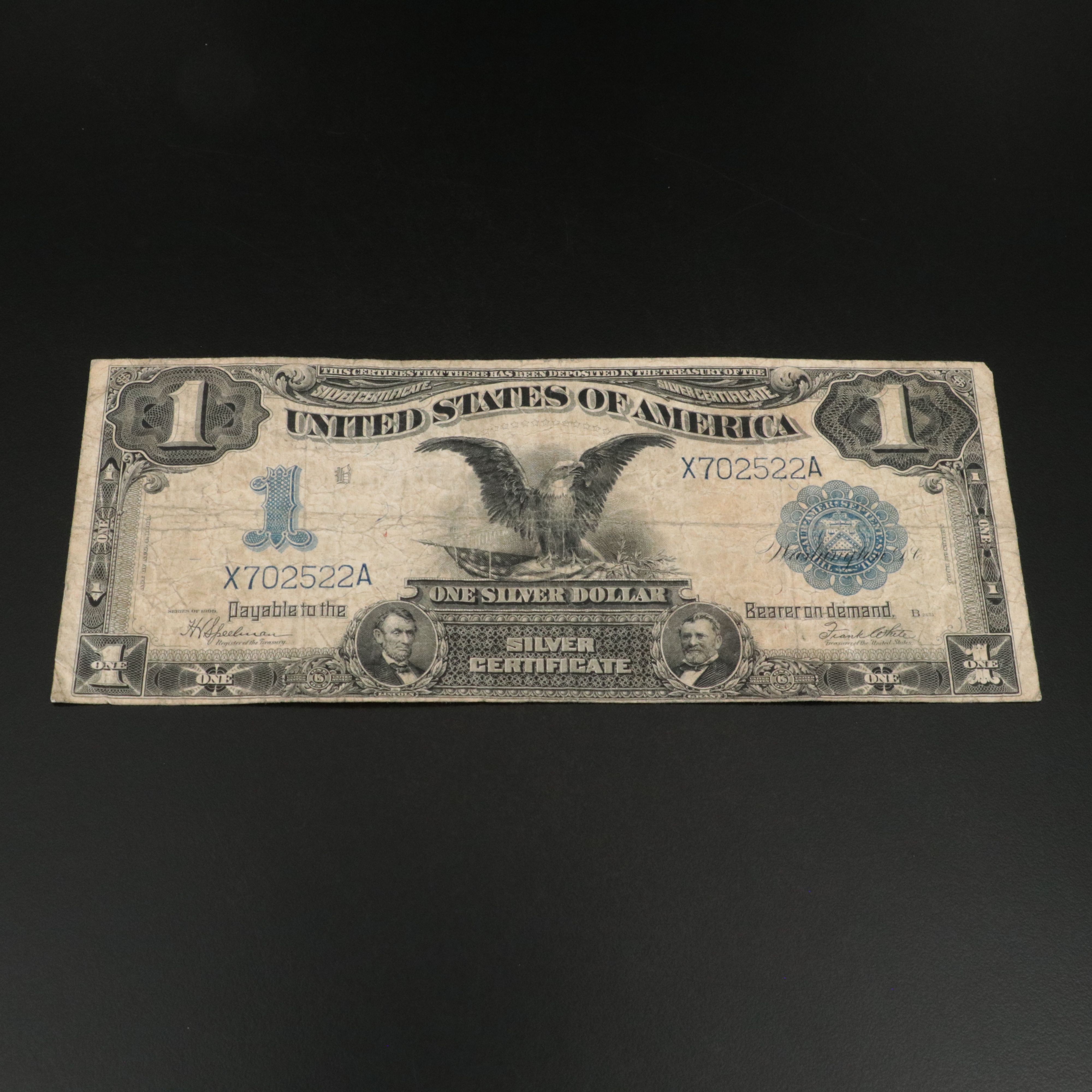 1899 Black Eagle One Dollar Silver Certificate