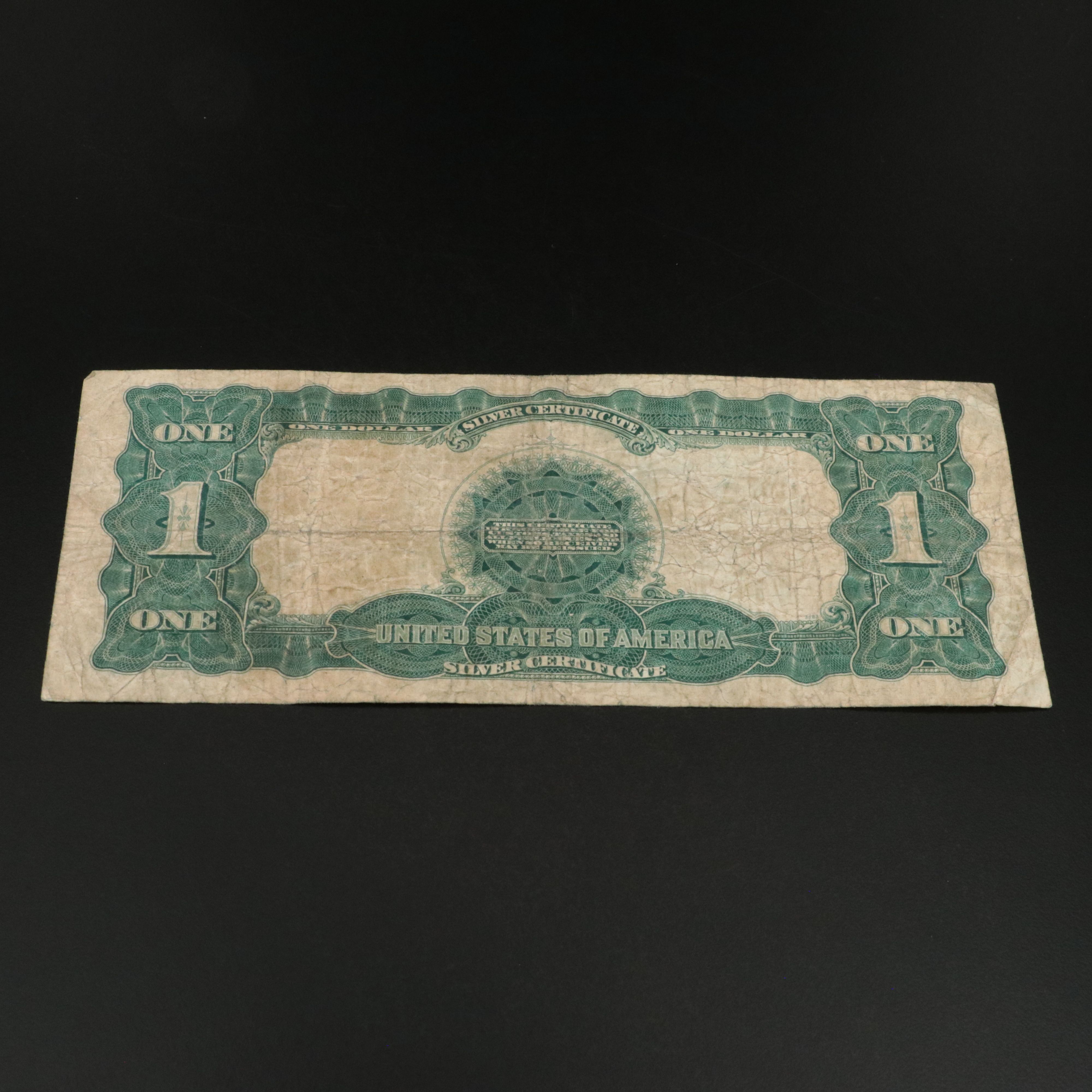 1899 Black Eagle One Dollar Silver Certificate
