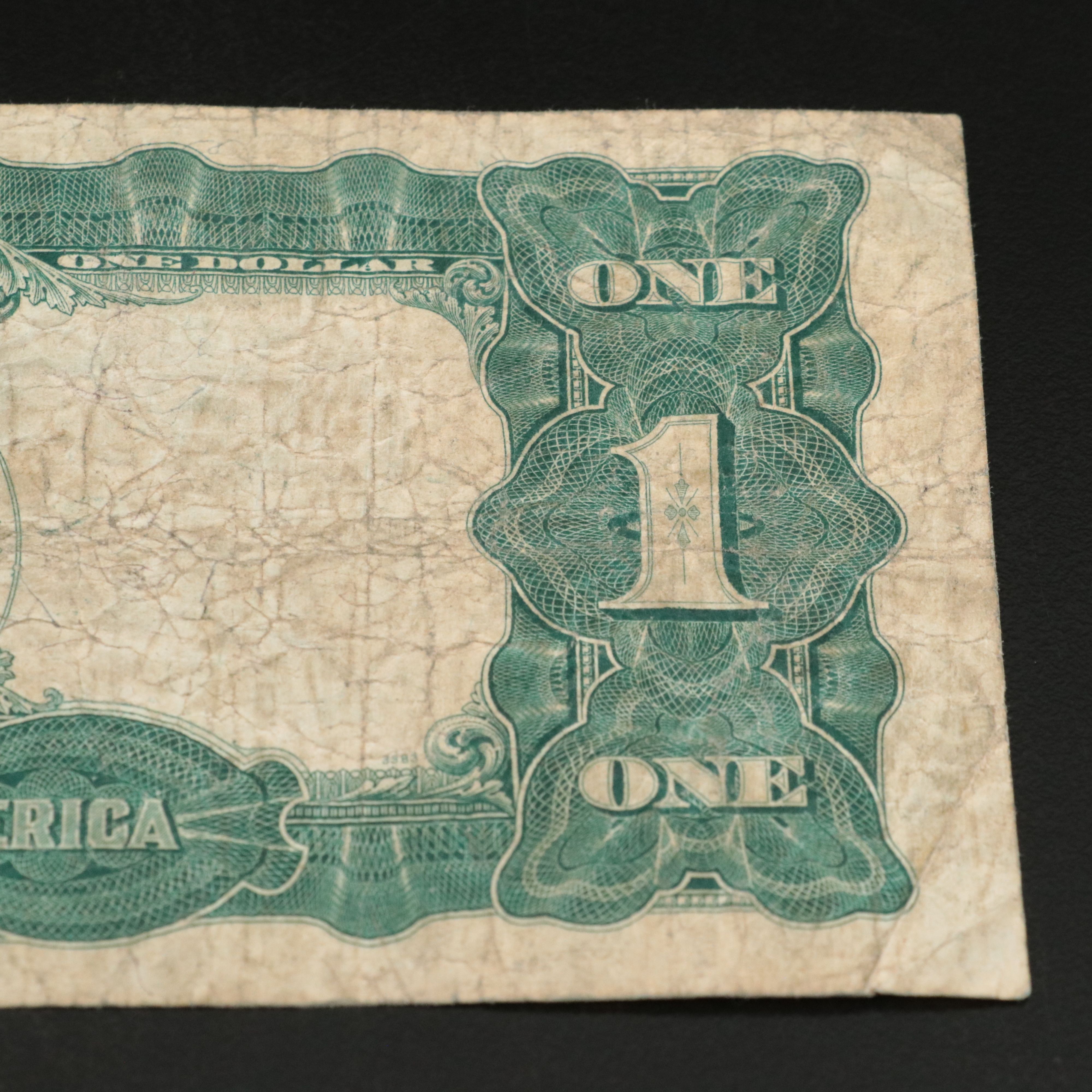 1899 Black Eagle One Dollar Silver Certificate