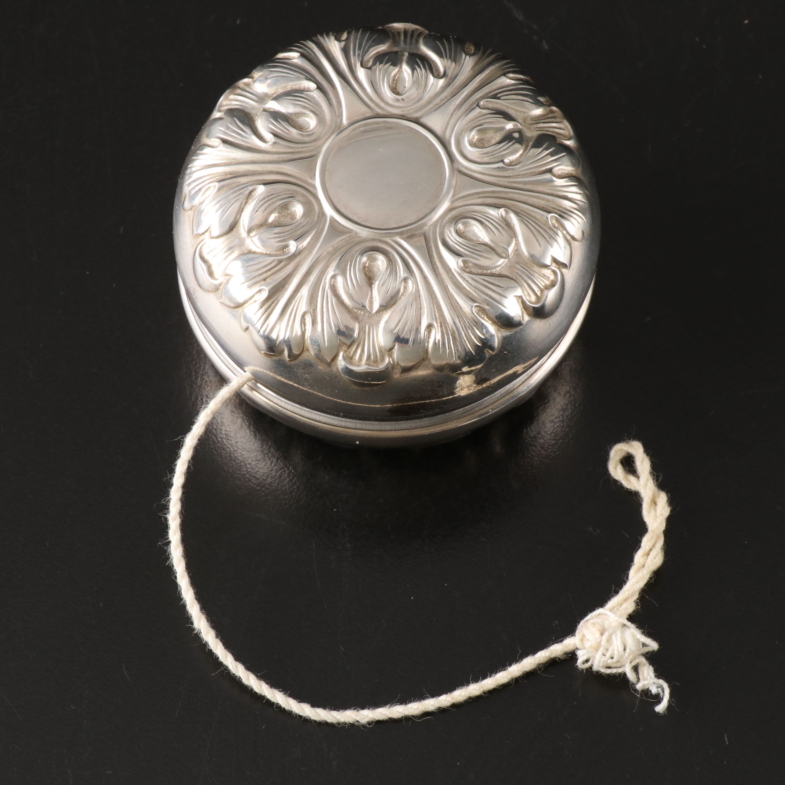 Gorham Sterling Silver Yo-Yo with String, Mid to Late 20th Century