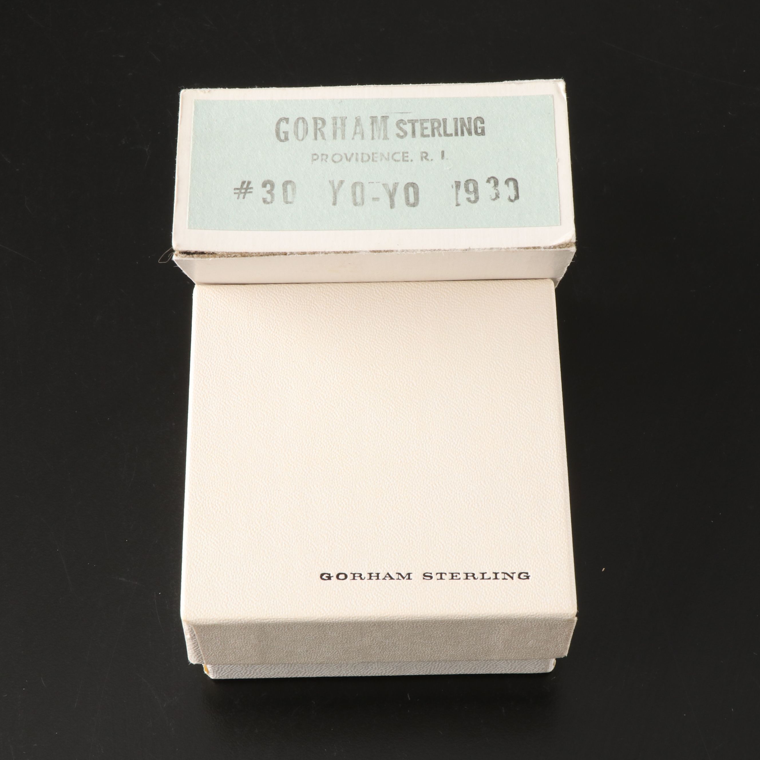 Gorham Sterling Silver Yo-Yo with String, Mid to Late 20th Century