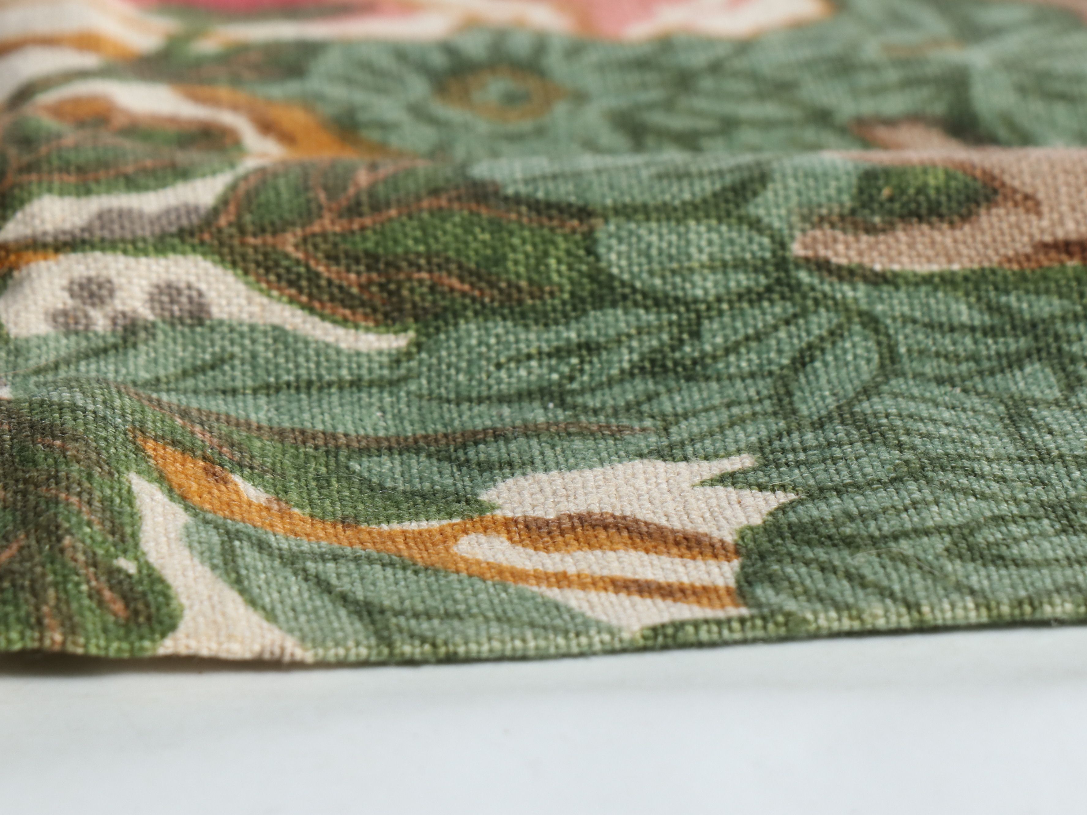 Handmade Exotic Bird Patterned Linen Curtains