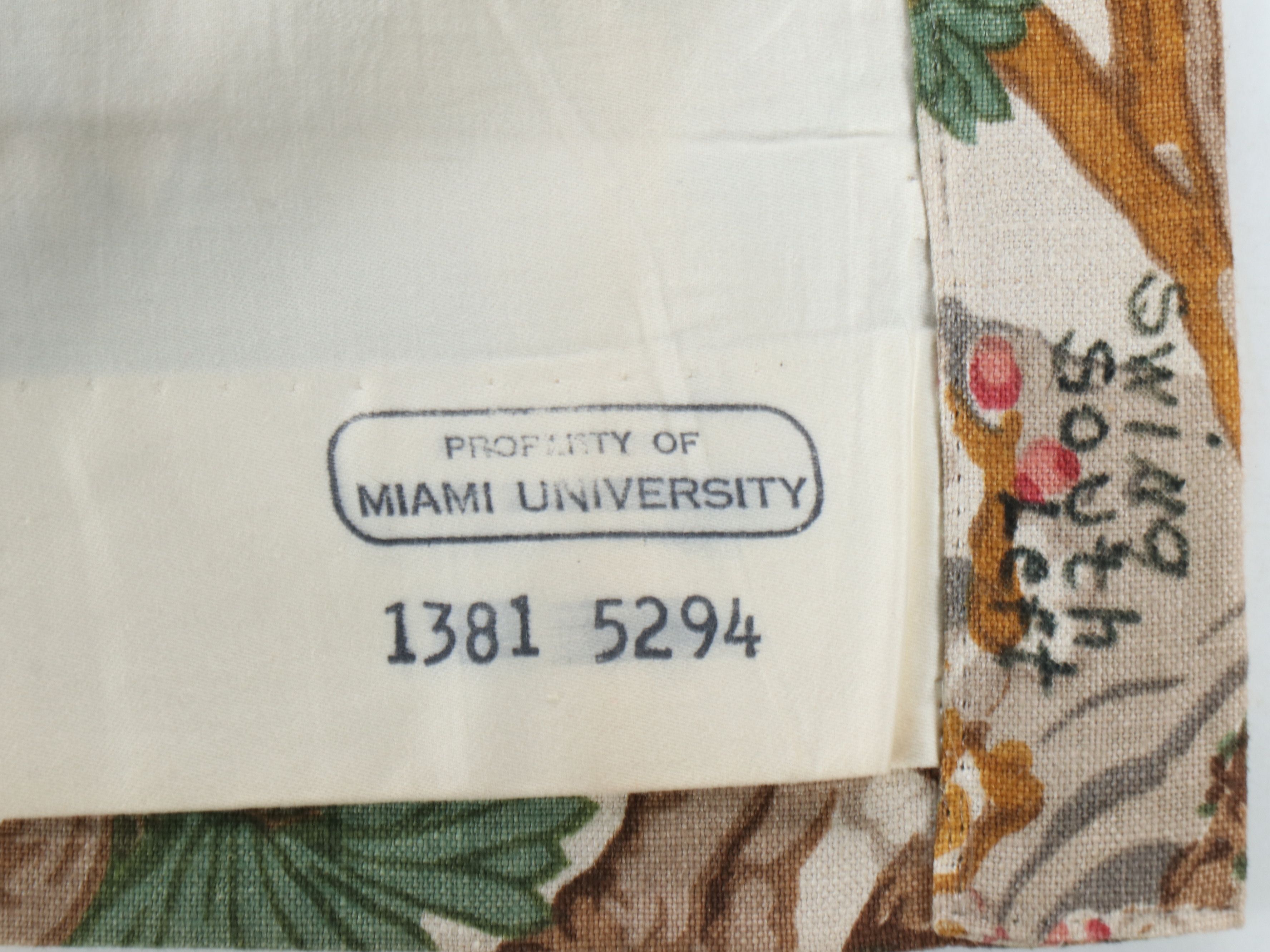 Handmade Exotic Bird Patterned Linen Curtains