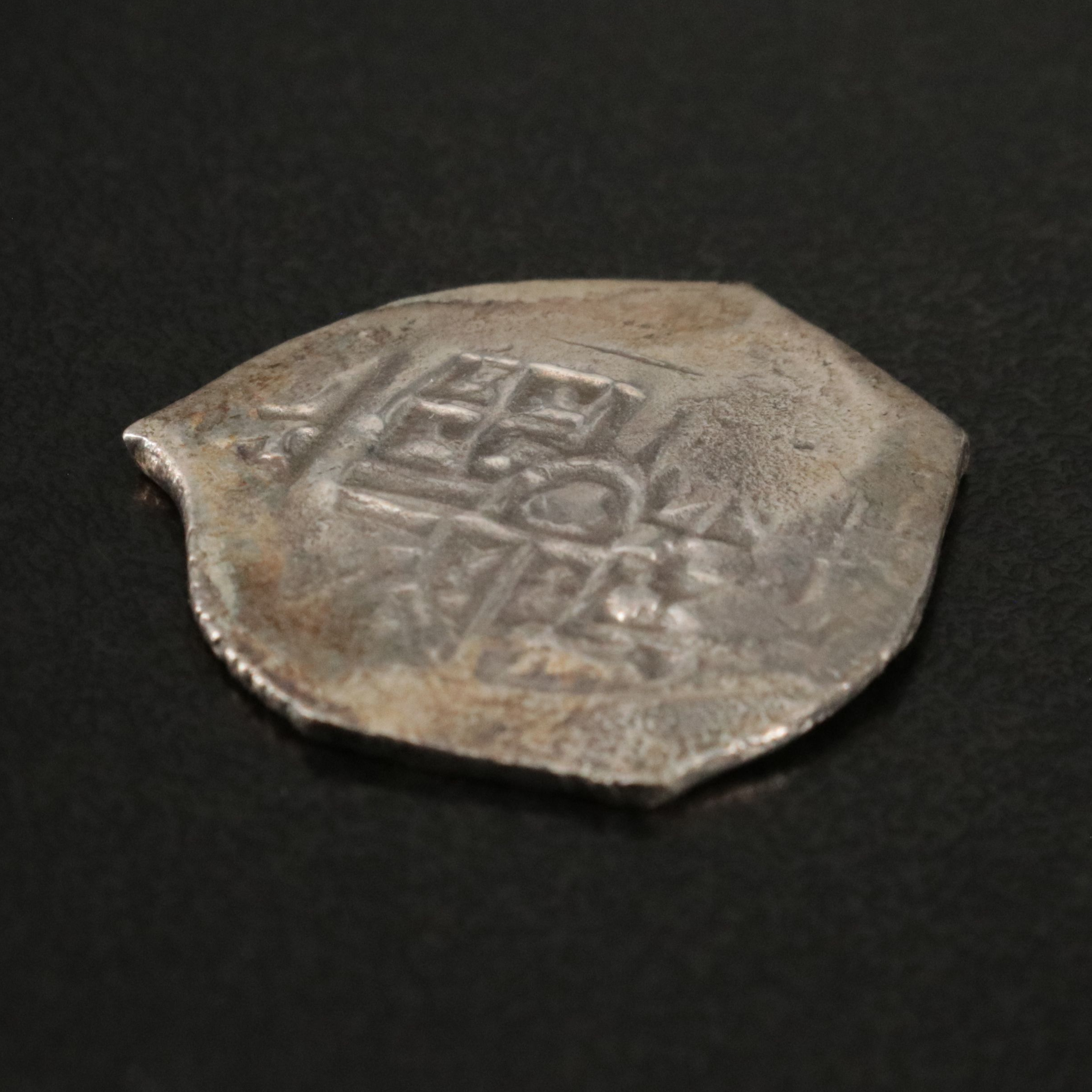 2 Reales Silver Cob From the Wreck of the Concepcion