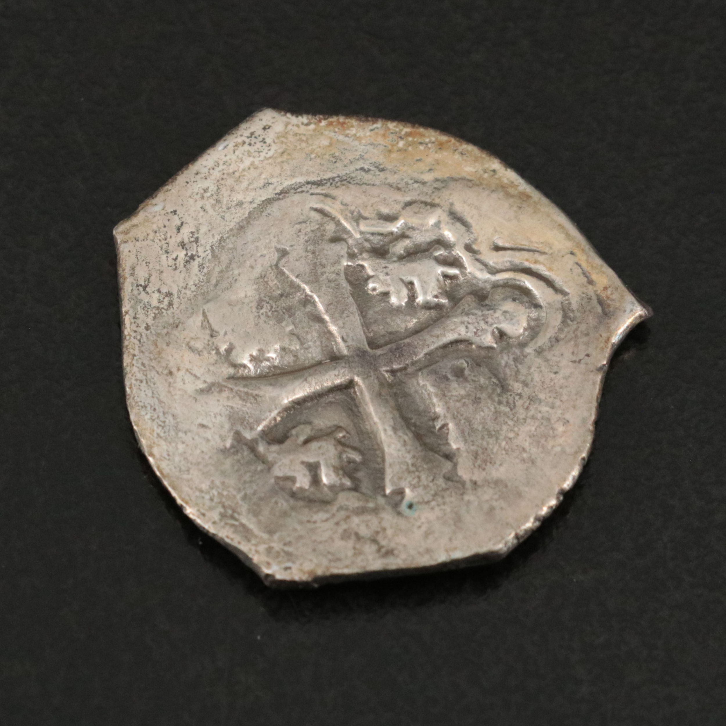 2 Reales Silver Cob From the Wreck of the Concepcion
