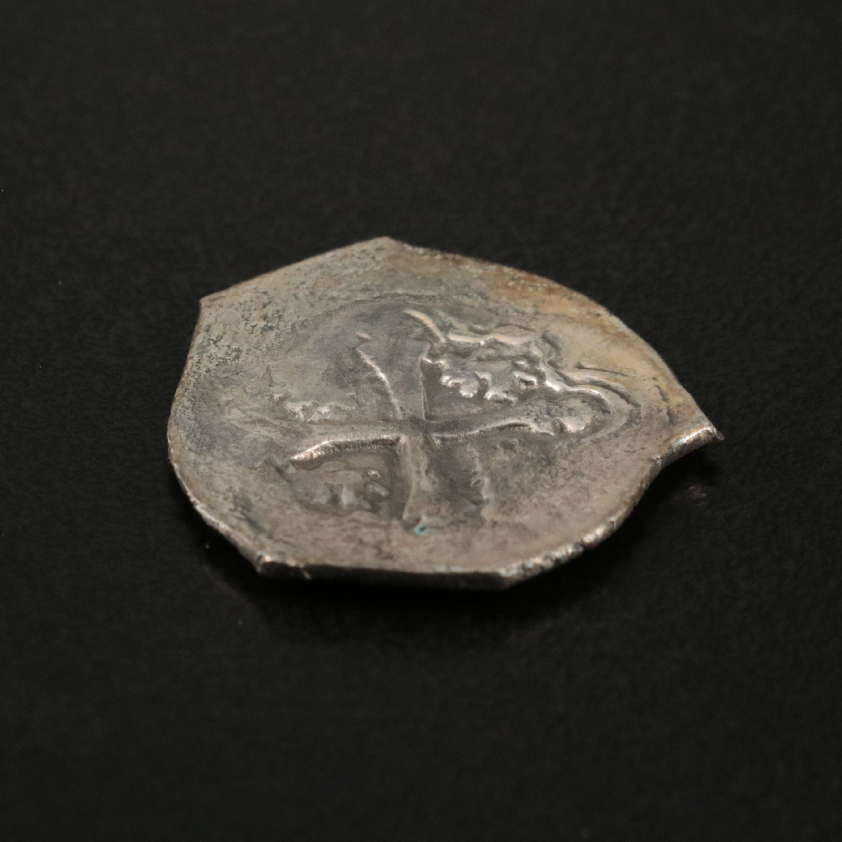2 Reales Silver Cob From the Wreck of the Concepcion