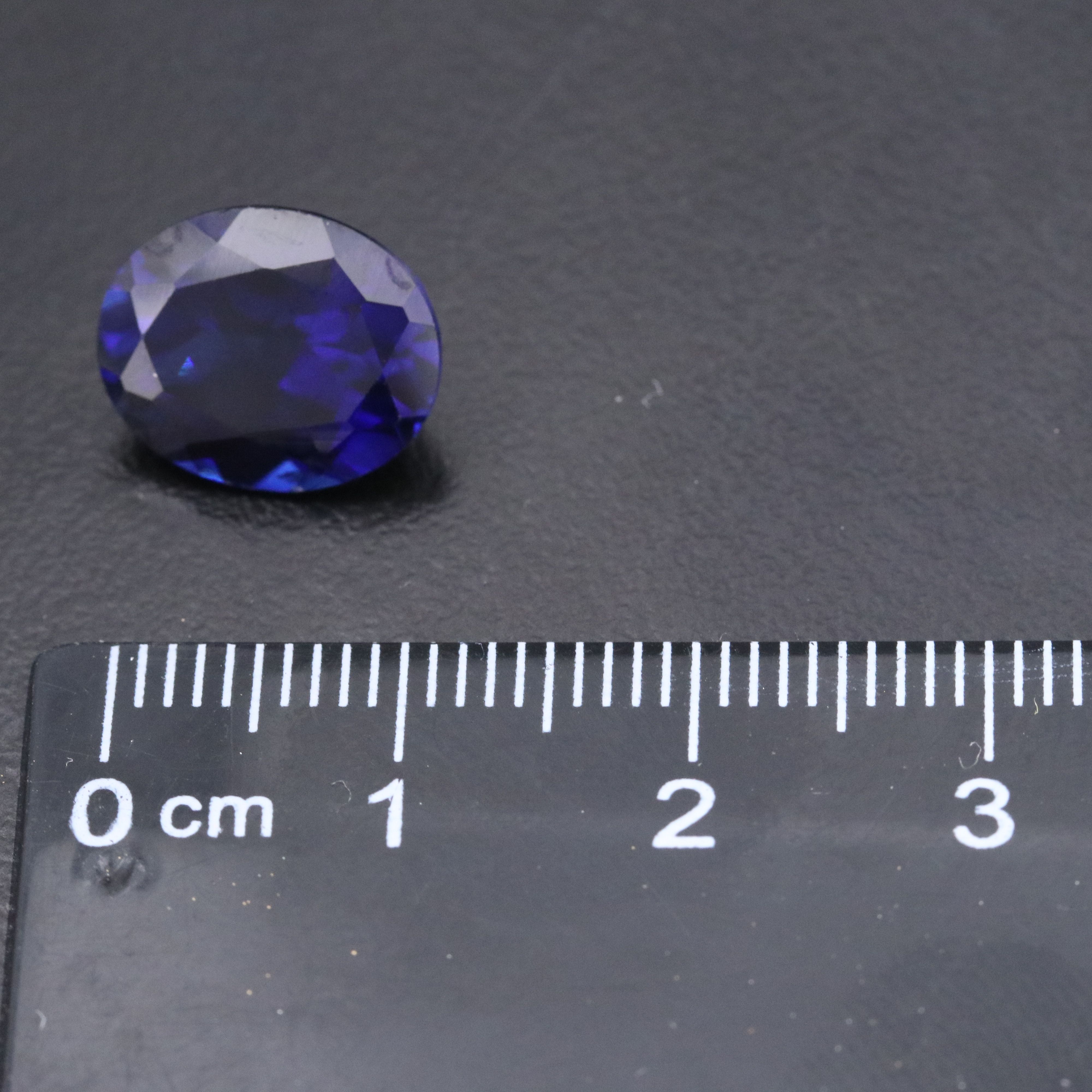 Loose 6.34 CT Lab Grown Sapphire