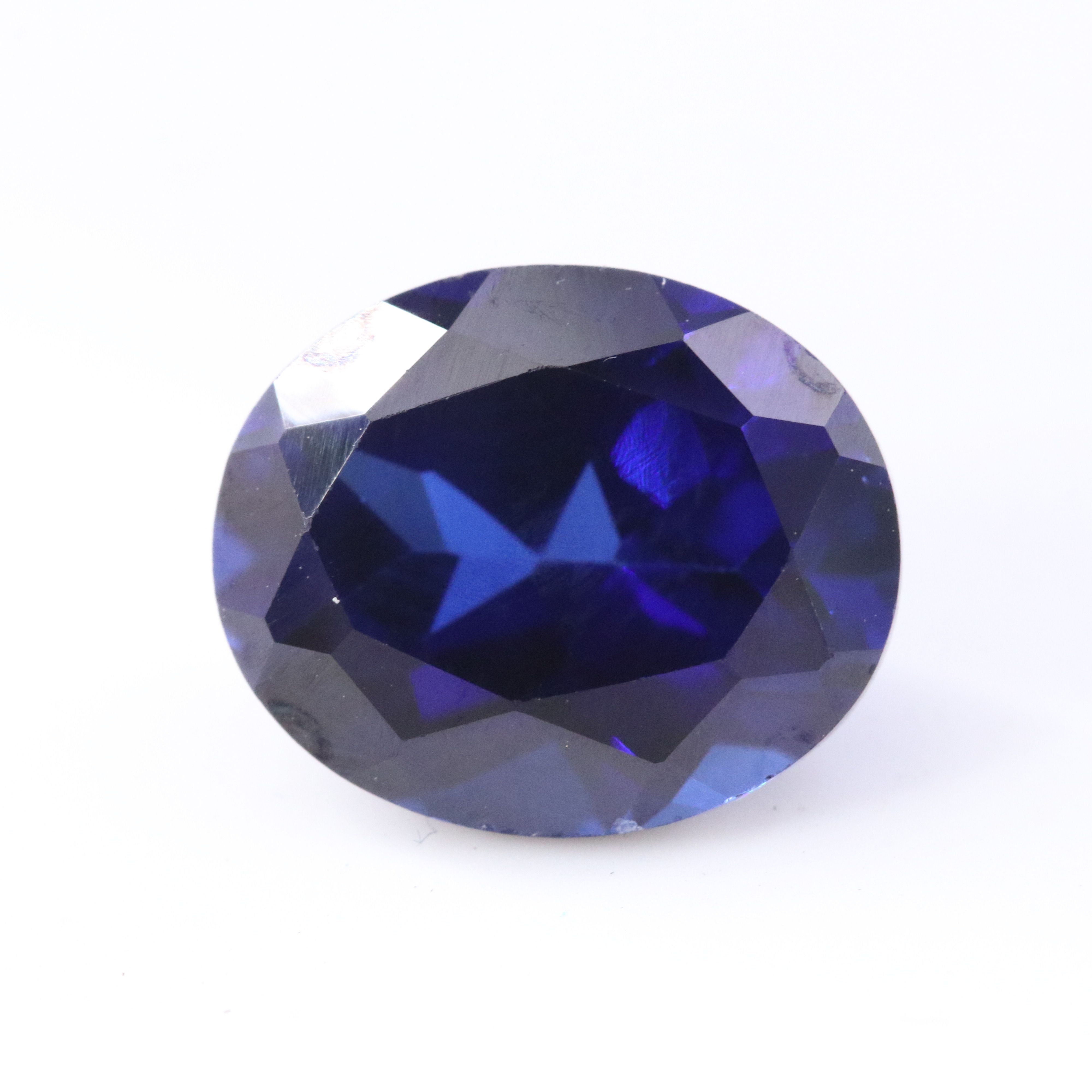 Loose 6.34 CT Lab Grown Sapphire
