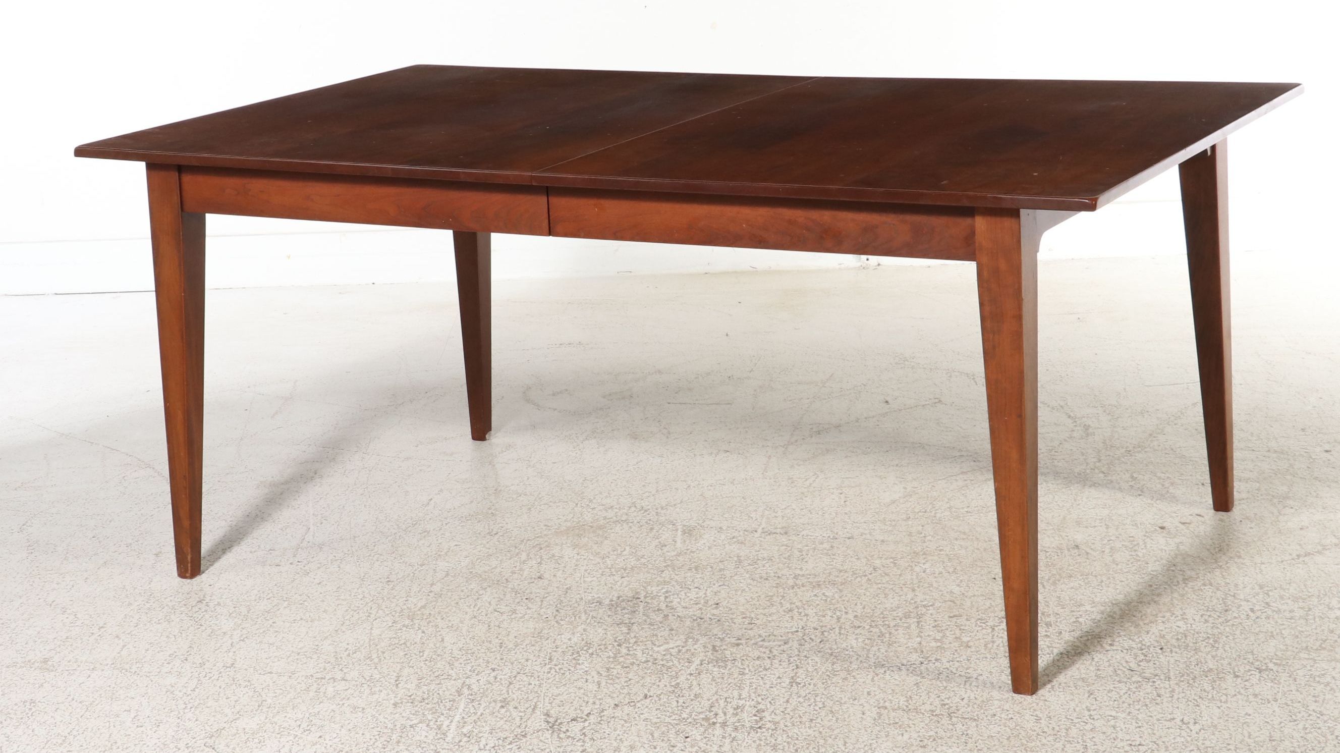 Mid Century Modern Style Cherry Dining Table