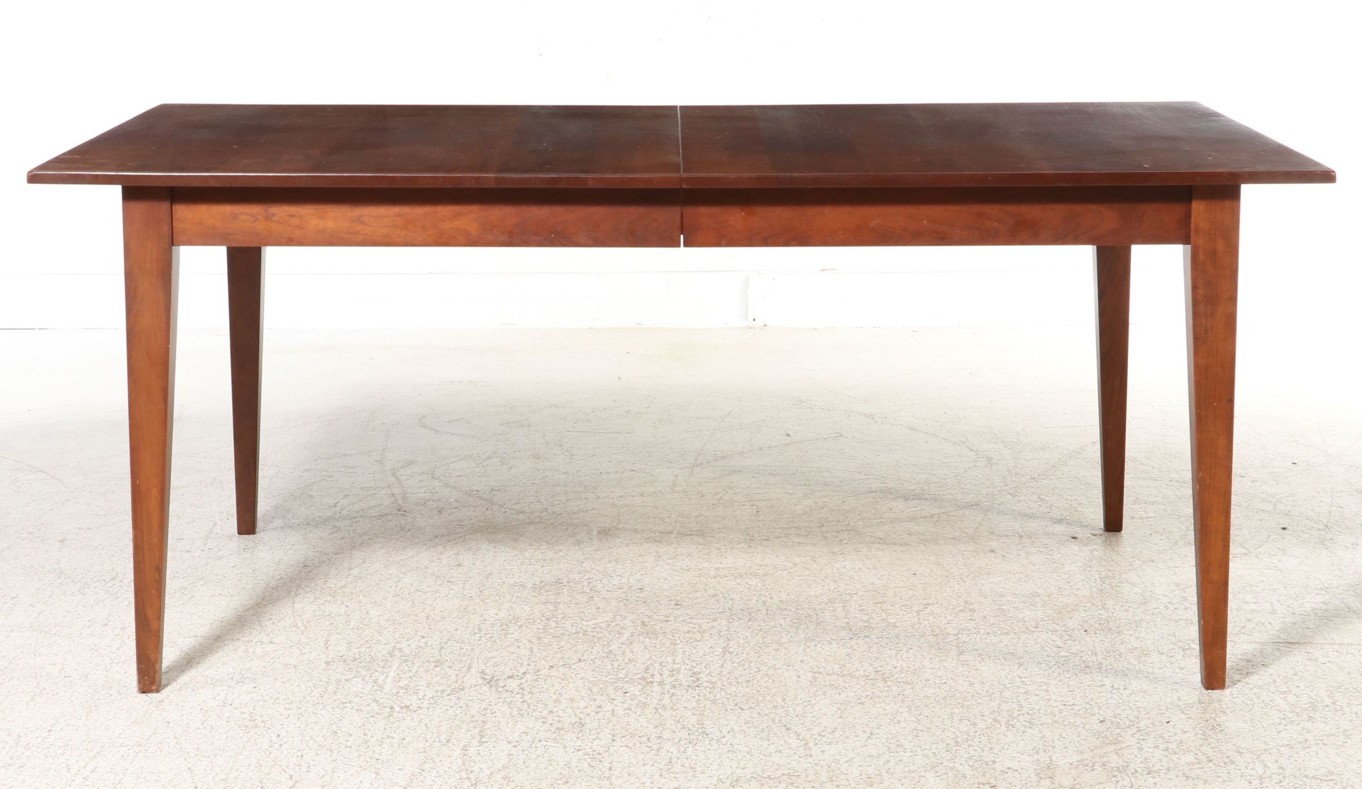 Mid Century Modern Style Cherry Dining Table