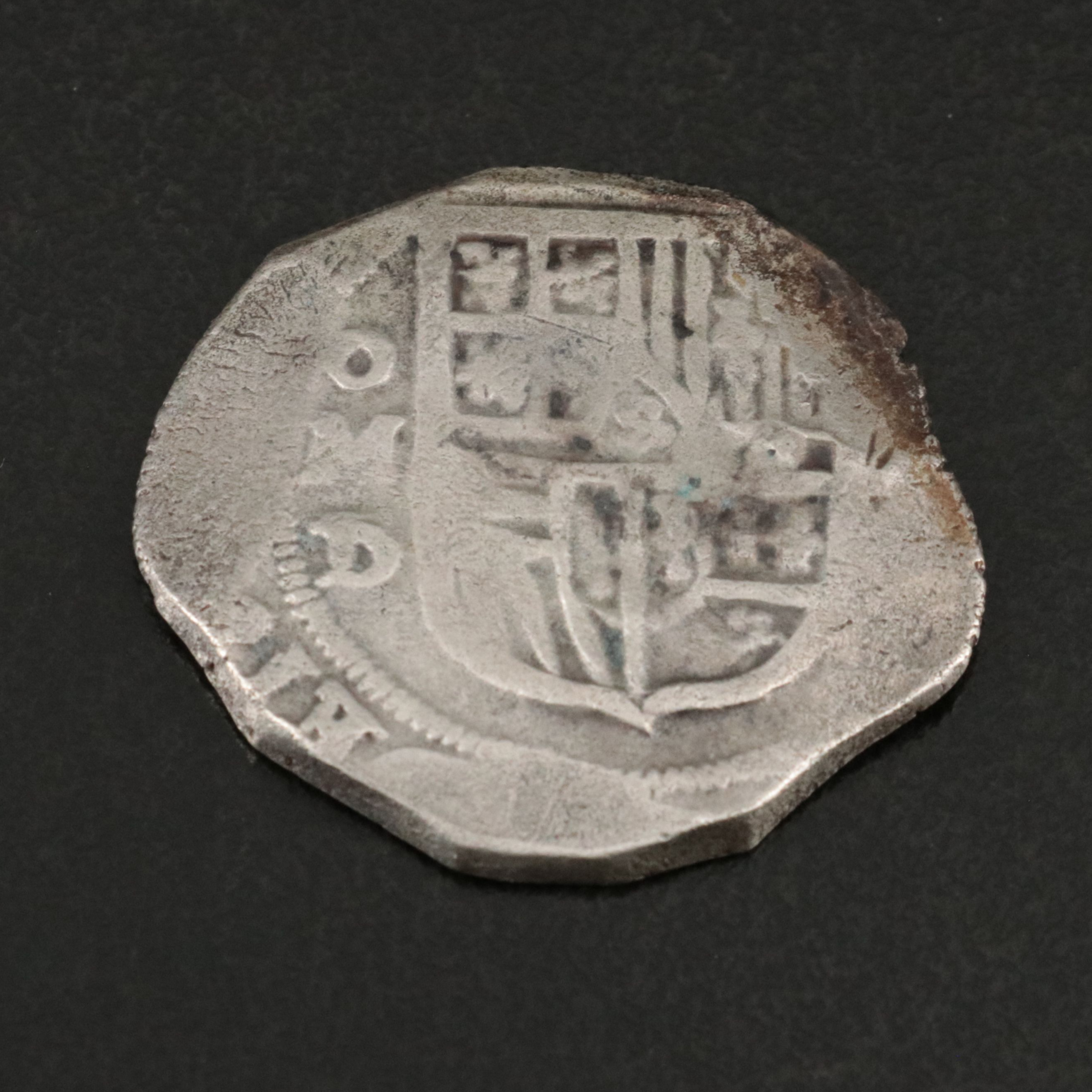4 Reales Silver Cob From the Wreck of the Concepcion