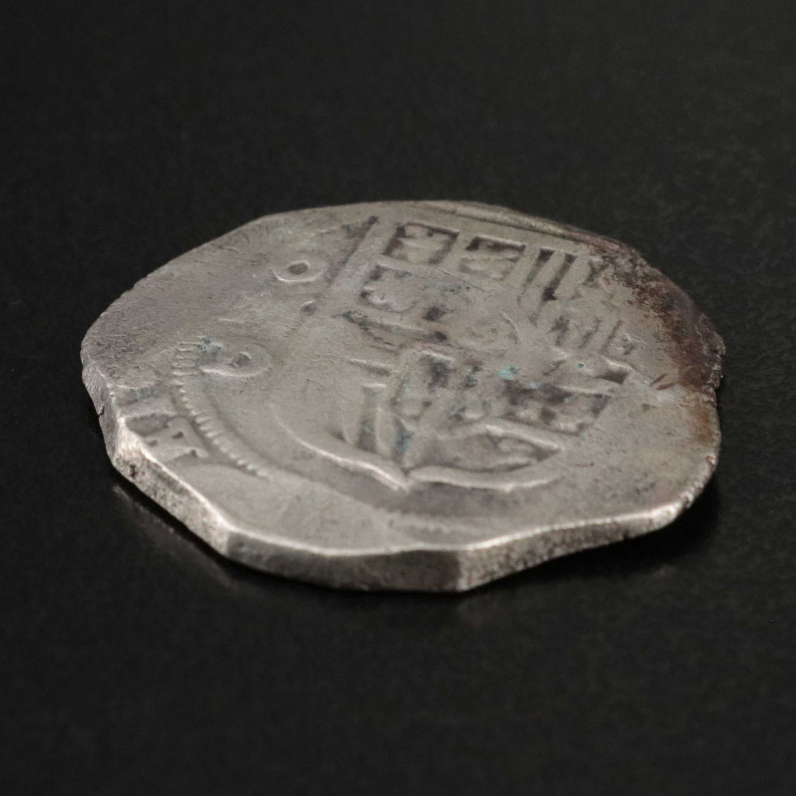 4 Reales Silver Cob From the Wreck of the Concepcion