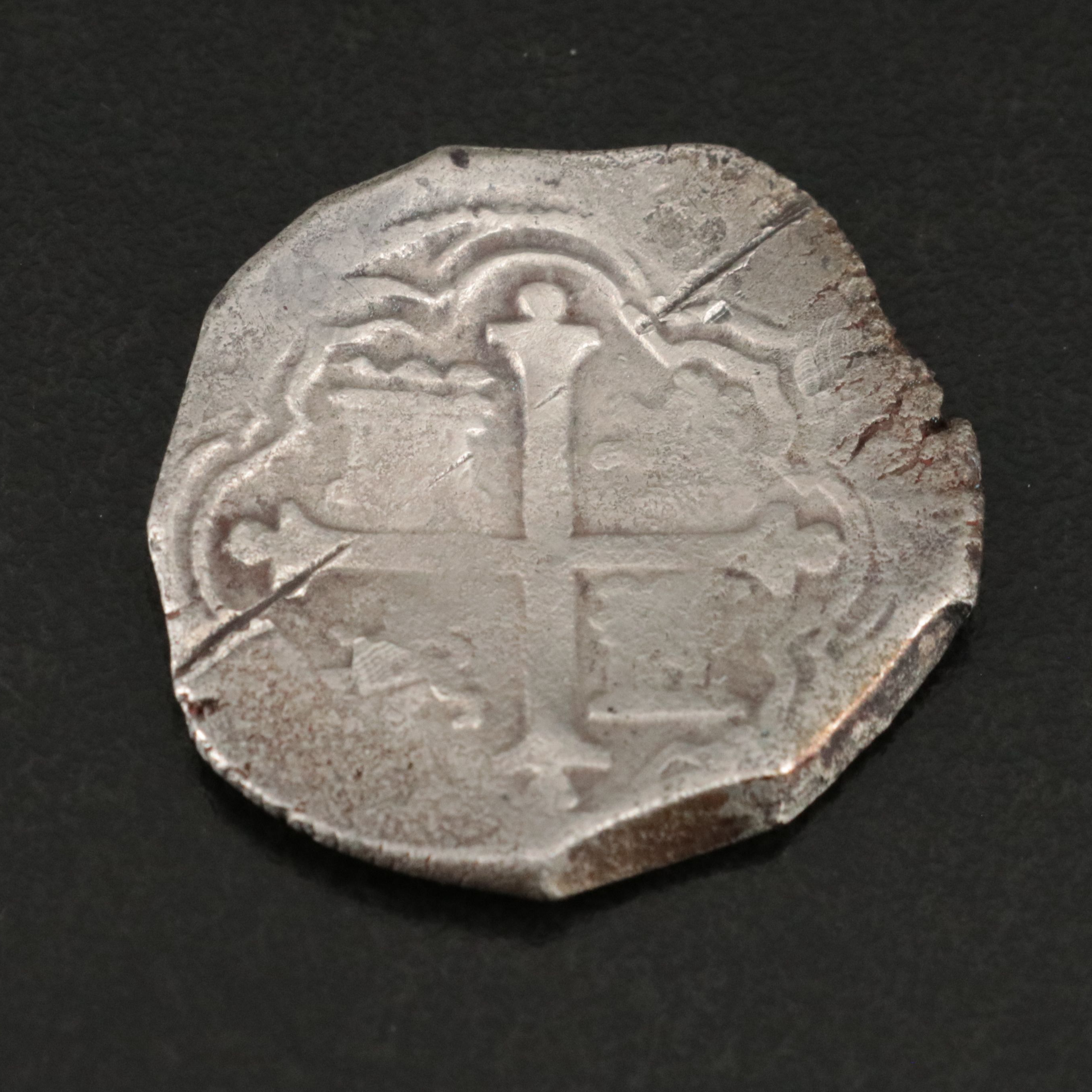 4 Reales Silver Cob From the Wreck of the Concepcion